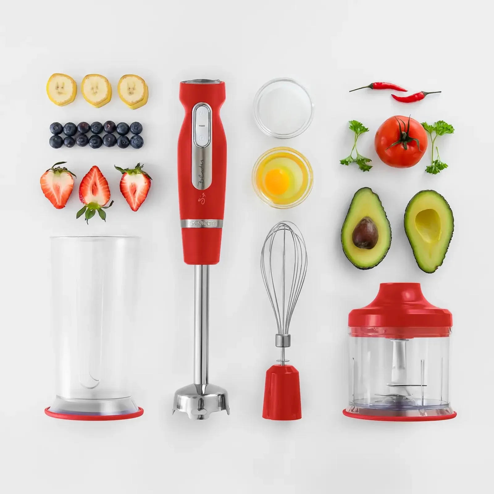 Погружной блендер Sencor SHB 4464RD-EUE3 UA