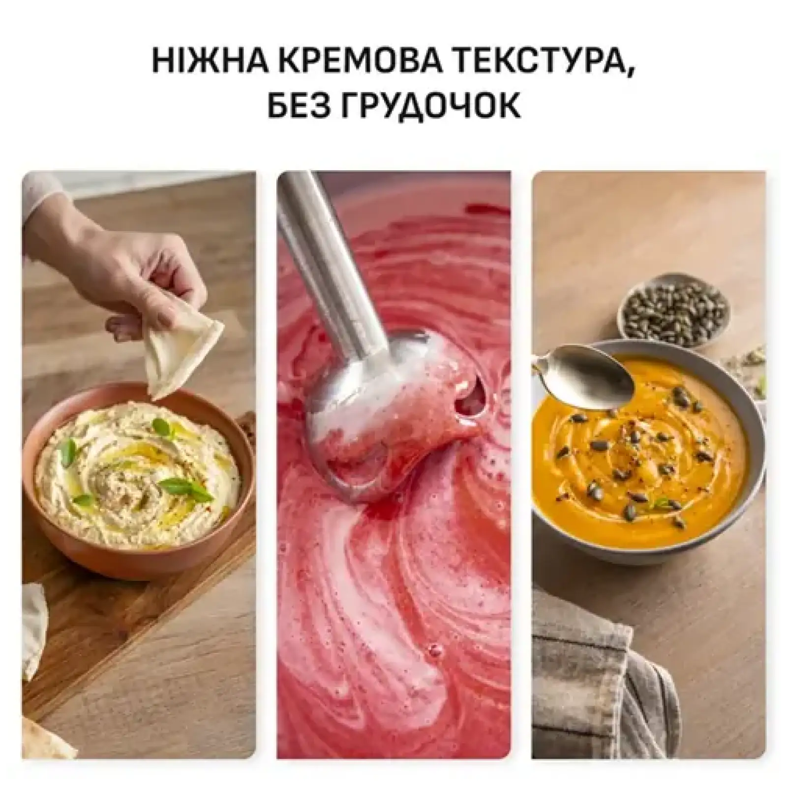 Занурювальний блендер Tefal HB67MB30 UA