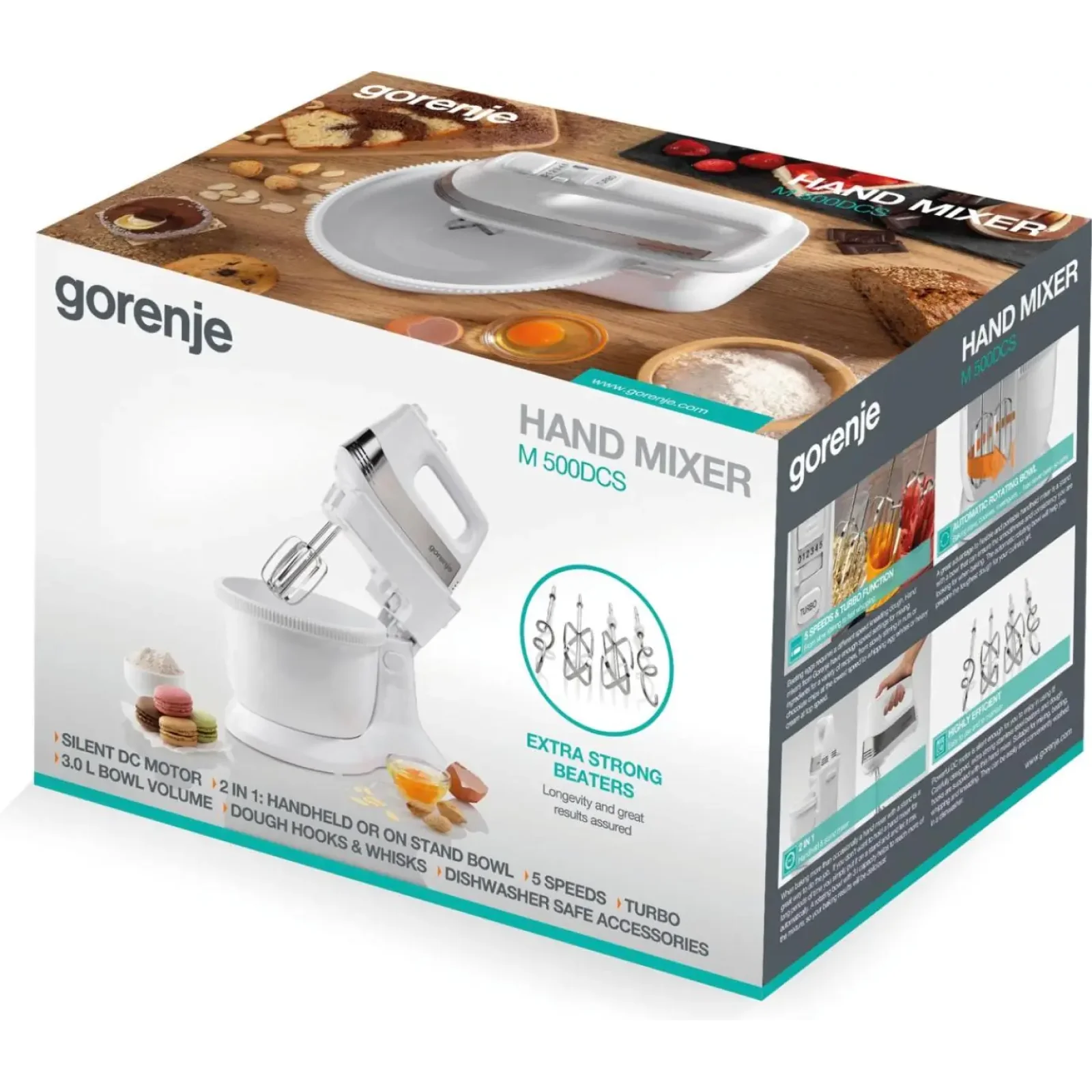 Стаціонарний міксер Gorenje M 500 DCS (739685) UA