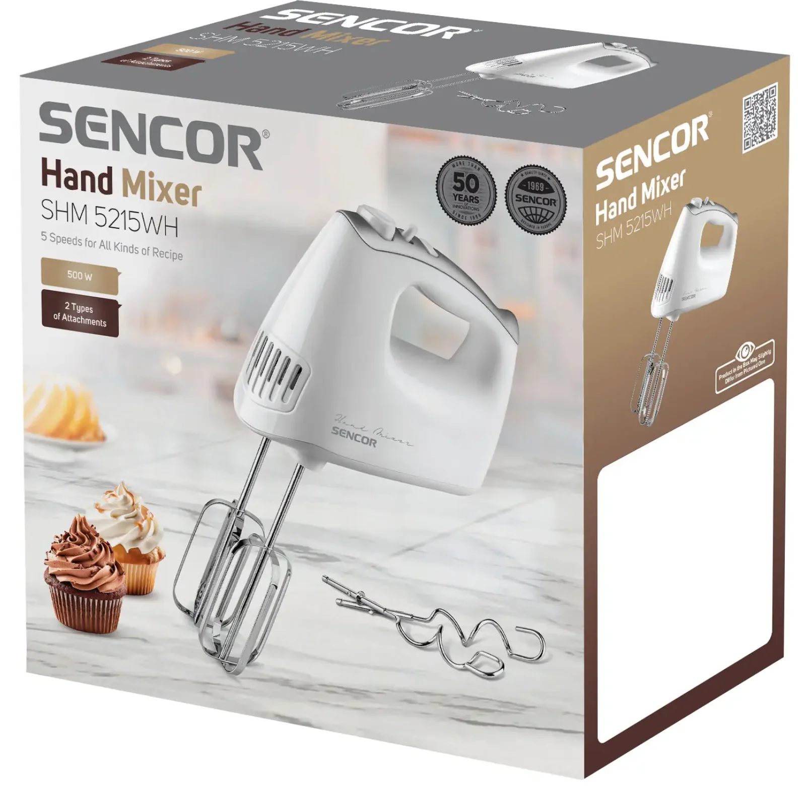 Ручний міксер Sencor SHM 5215WH UA