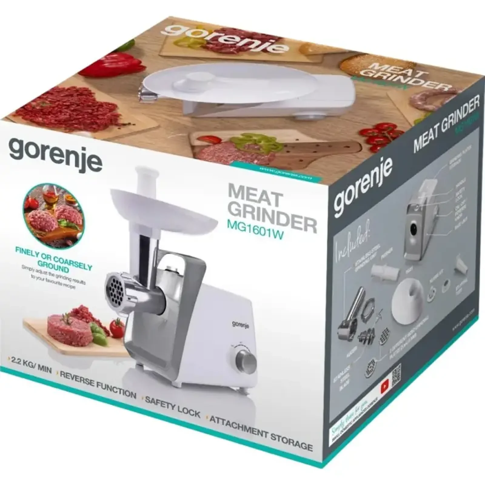 Мясорубка Gorenje MG1601W UA