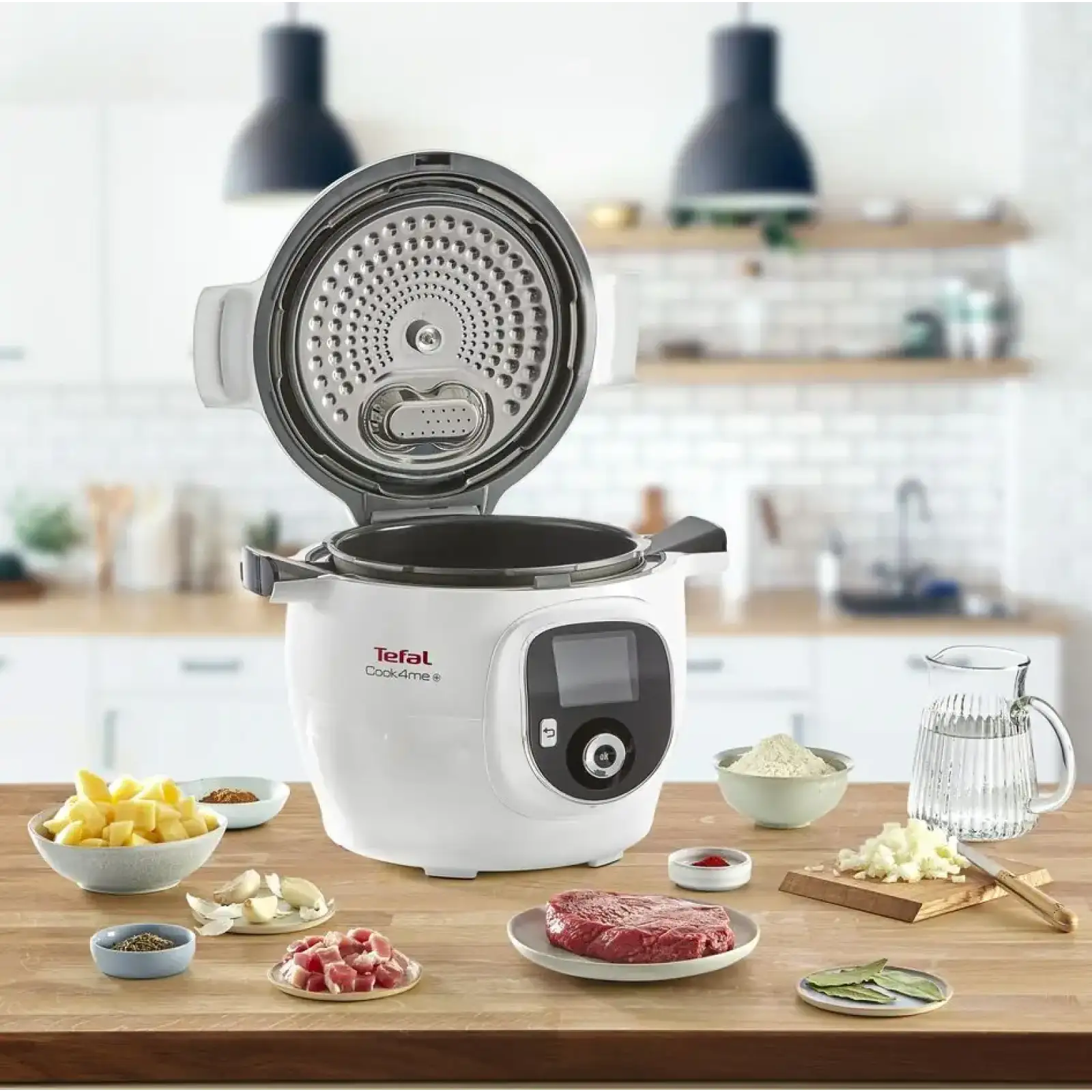Мультиварка - скороварка Tefal COOK4ME+ CY851130 UA