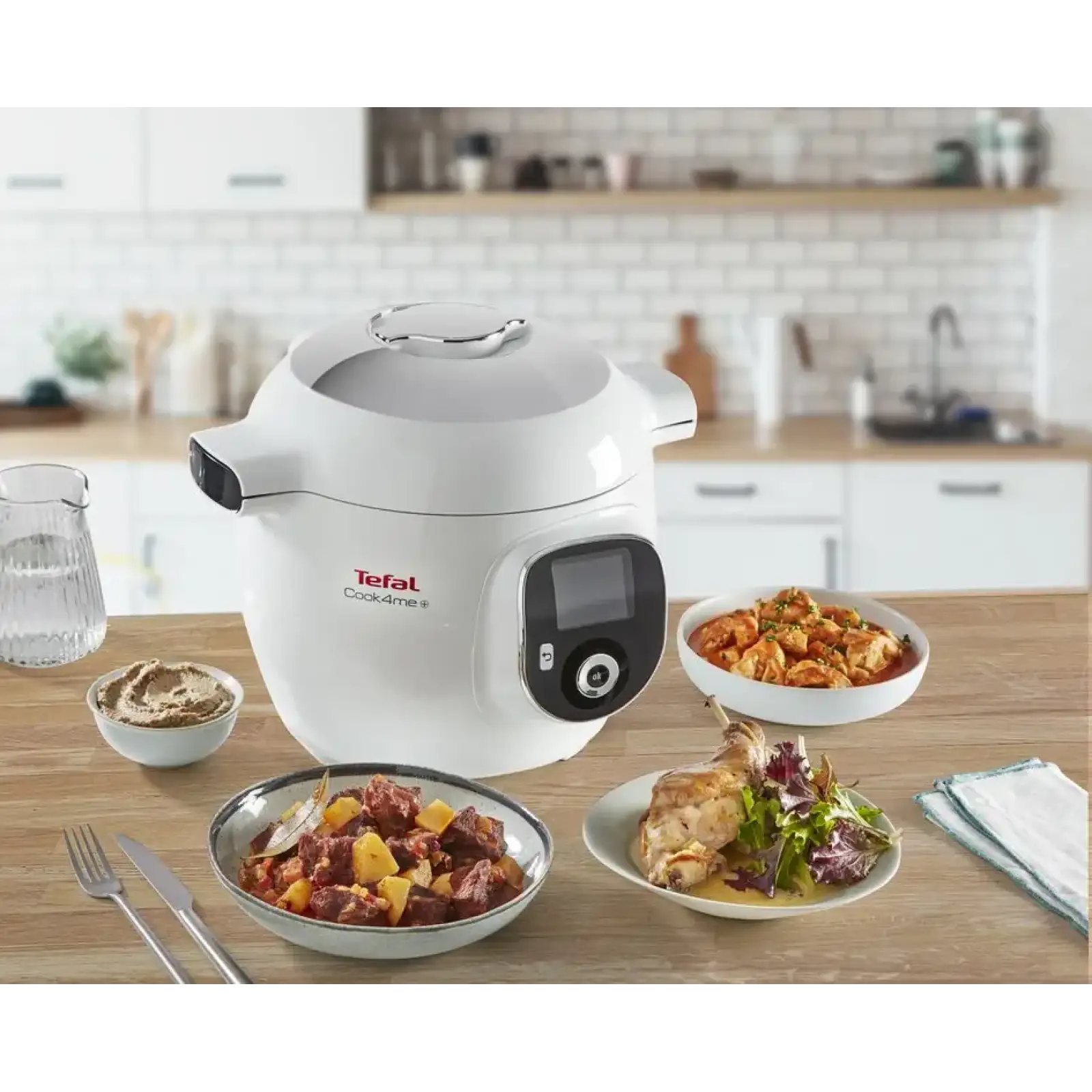 Мультиварка - скороварка Tefal COOK4ME+ CY851130 UA