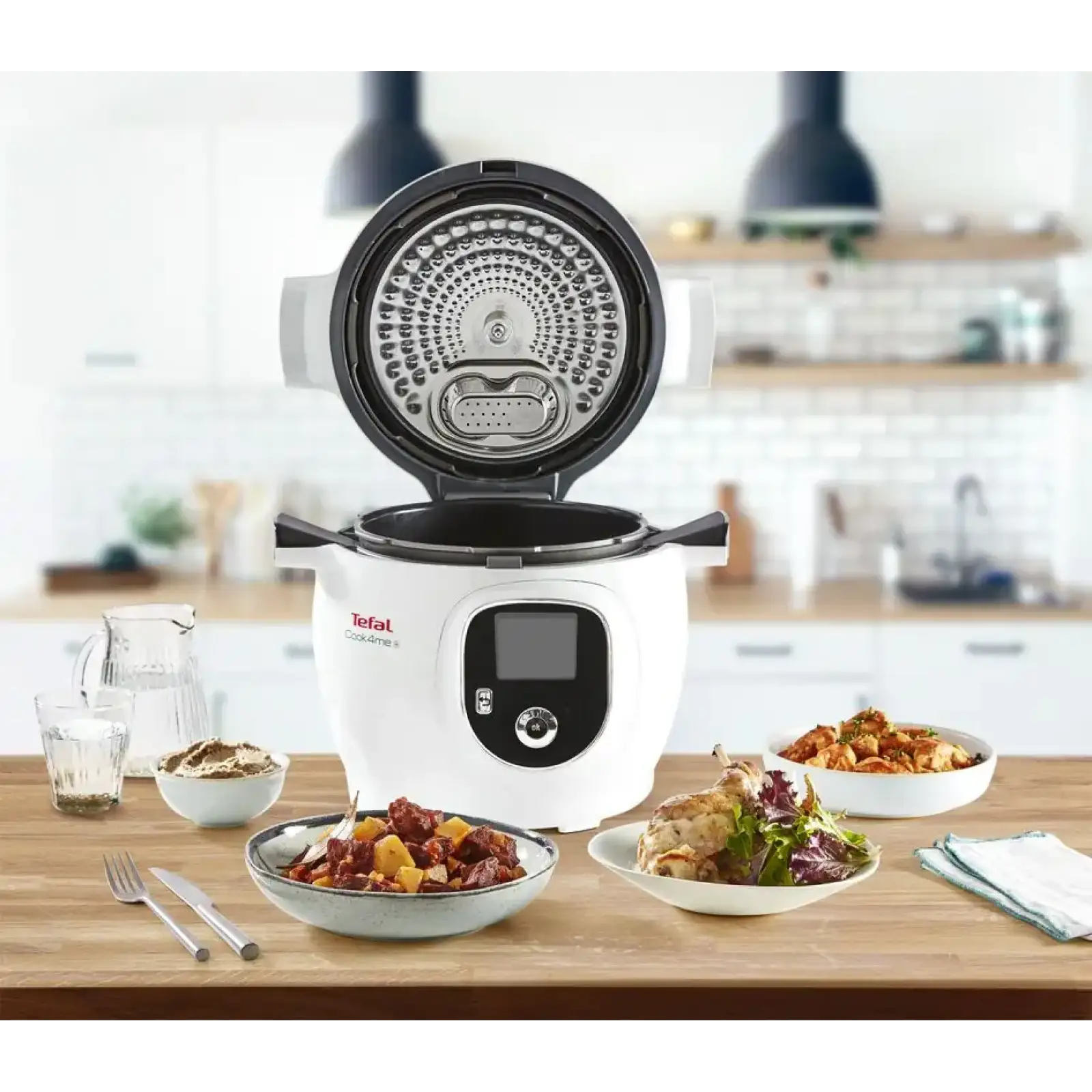 Мультиварка - скороварка Tefal COOK4ME+ CY851130 UA