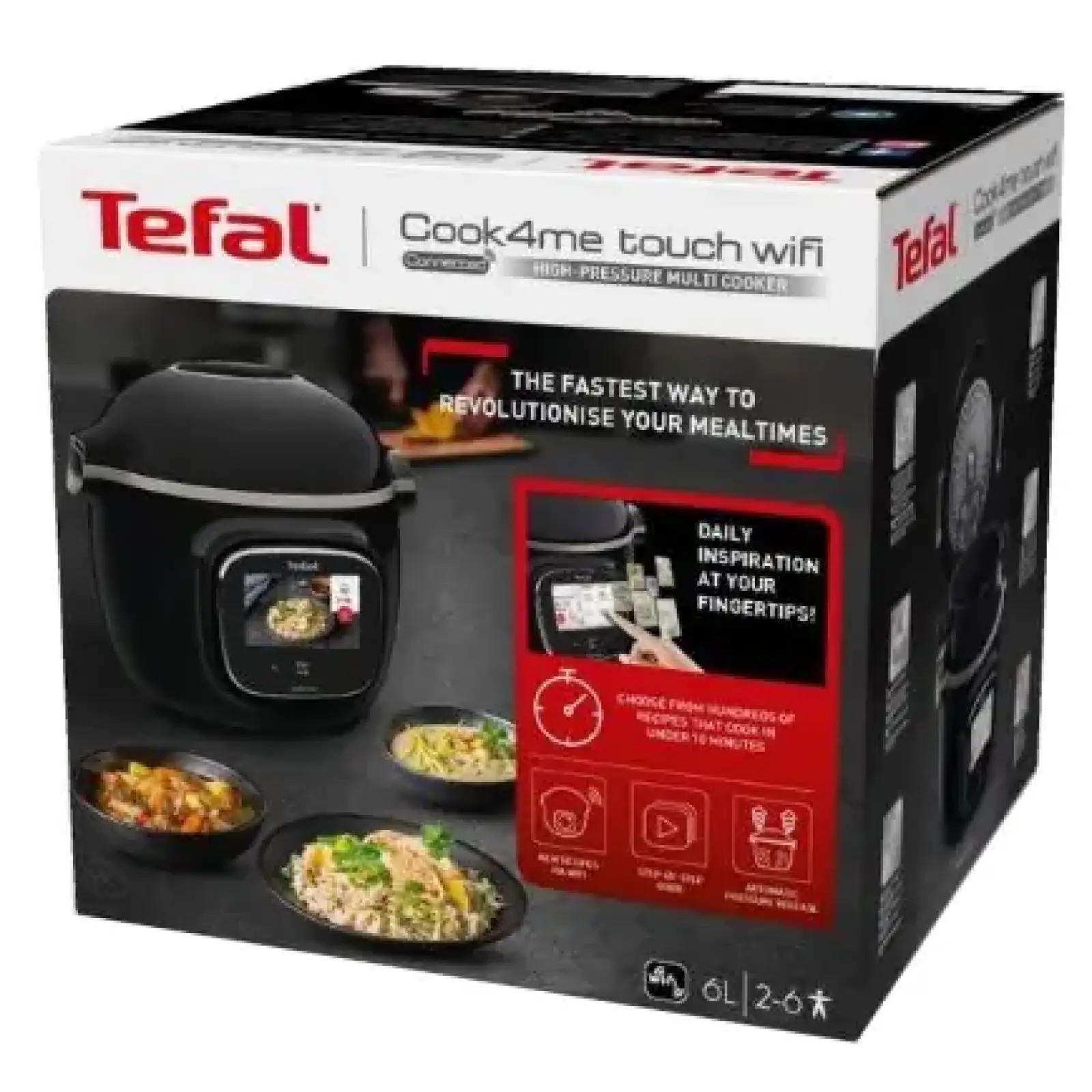 Мультиварка - скороварка Tefal Cook4me Touch CY912830 UA