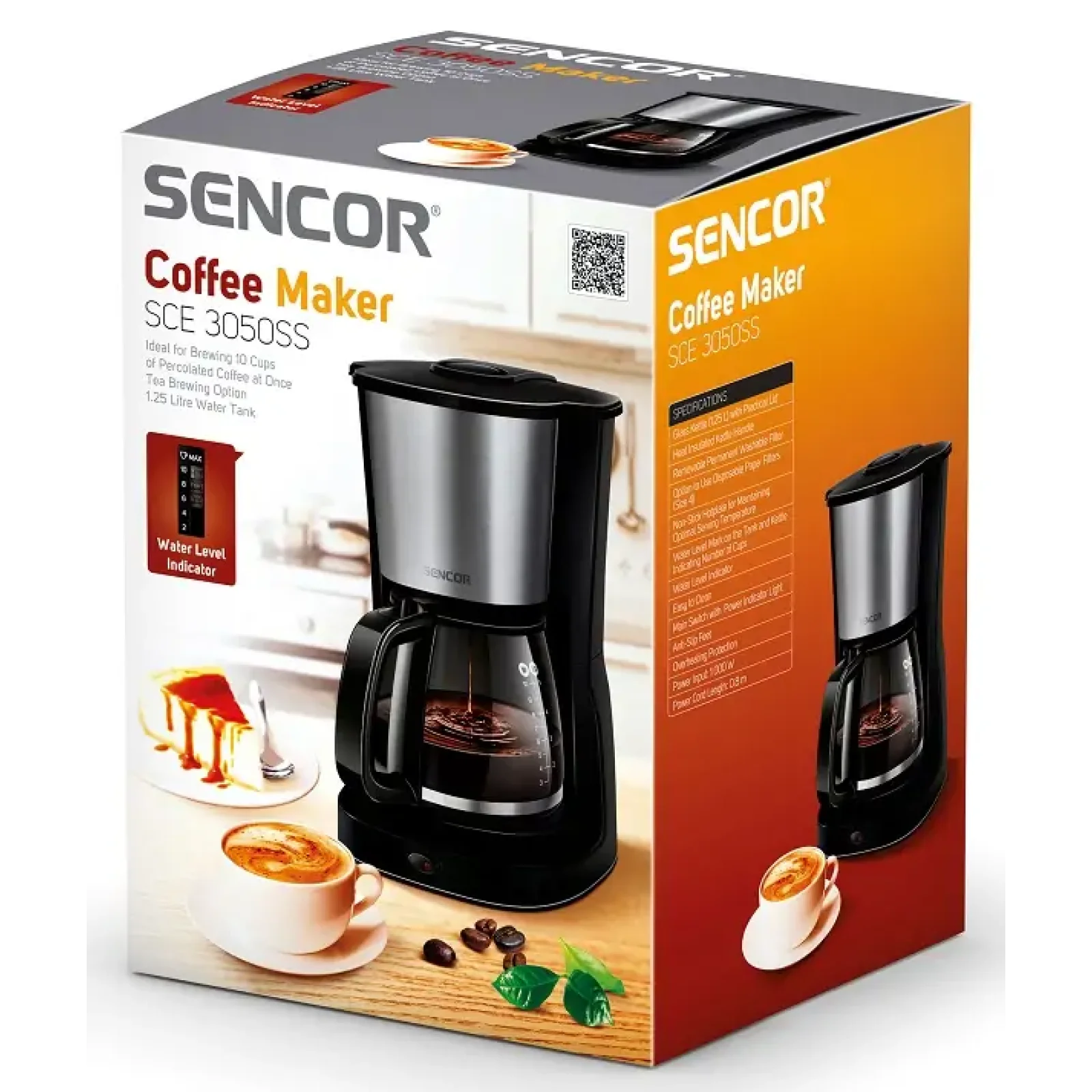 Кофеварка капельная SENCOR SCE 3050SS UA