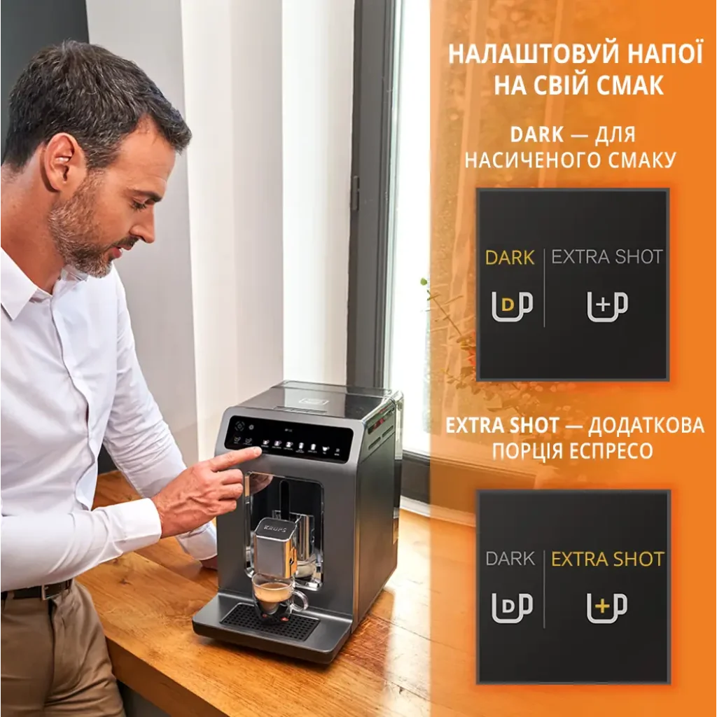 Кофемашина KRUPS EA894810 UA