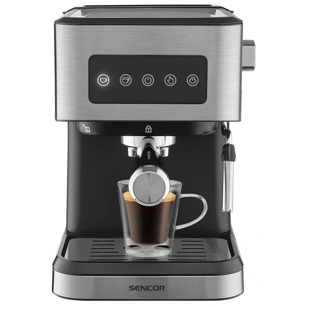 Кофеварка эспрессо Sencor SES 4020SS UA