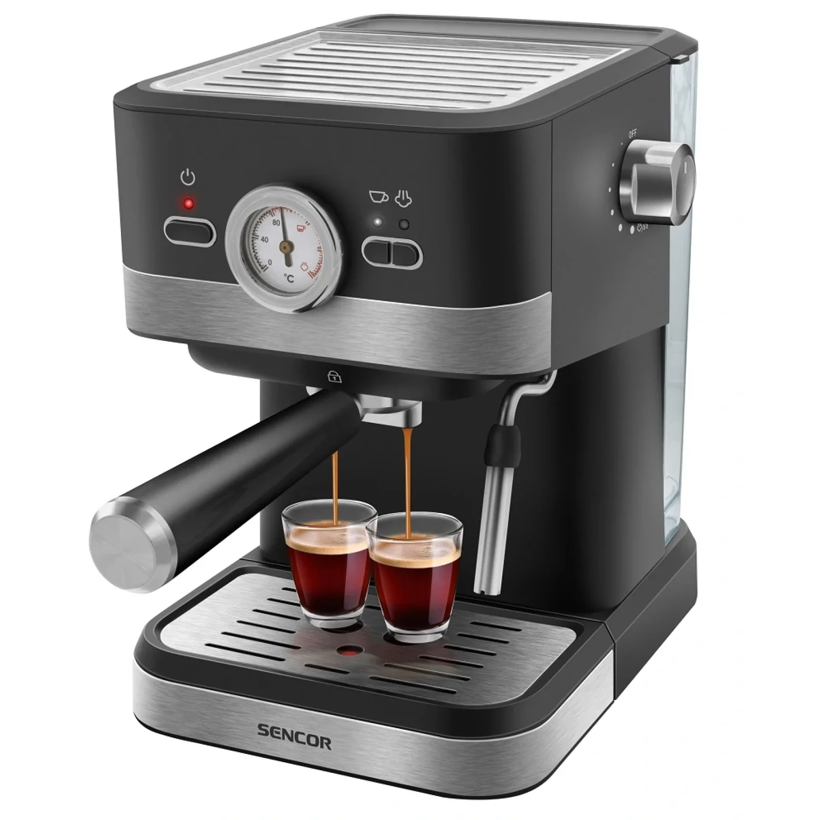 Кофеварка эспрессо Sencor SES 1721BK UA