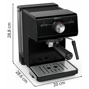 Кофеварка эспрессо Krups XP381810 OPIO BLK UA