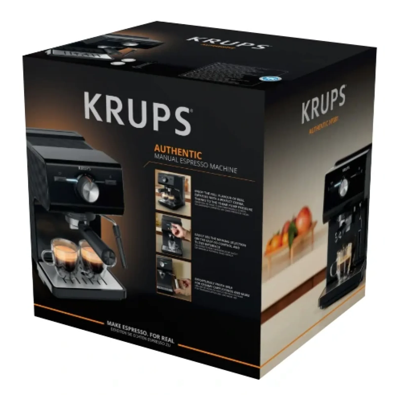 Кофеварка эспрессо Krups XP381810 OPIO BLK UA