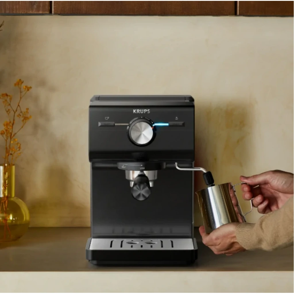 Кофеварка эспрессо Krups XP381810 OPIO BLK UA