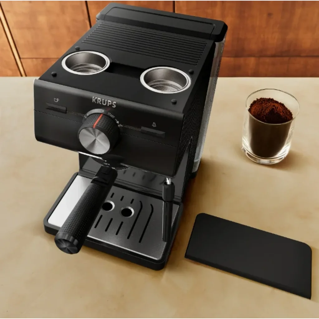 Кофеварка эспрессо Krups XP381810 OPIO BLK UA