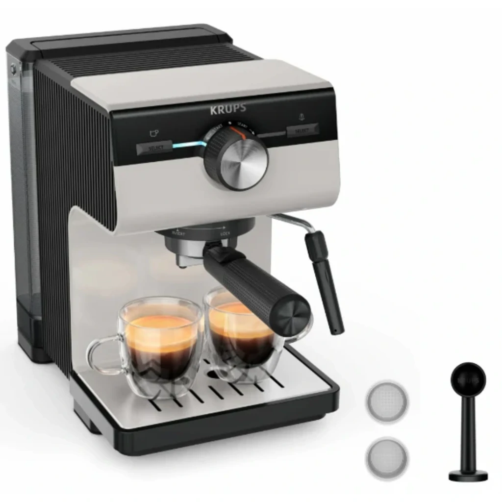 Кофеварка эспрессо Krups XP381810 OPIO GREY UA