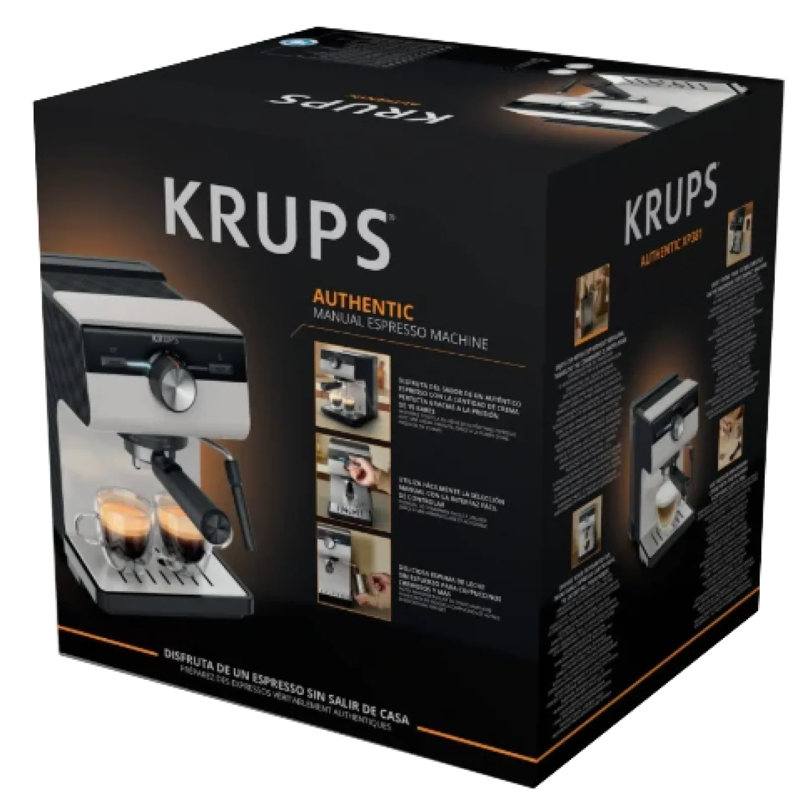 Кофеварка эспрессо Krups XP381810 OPIO GREY UA