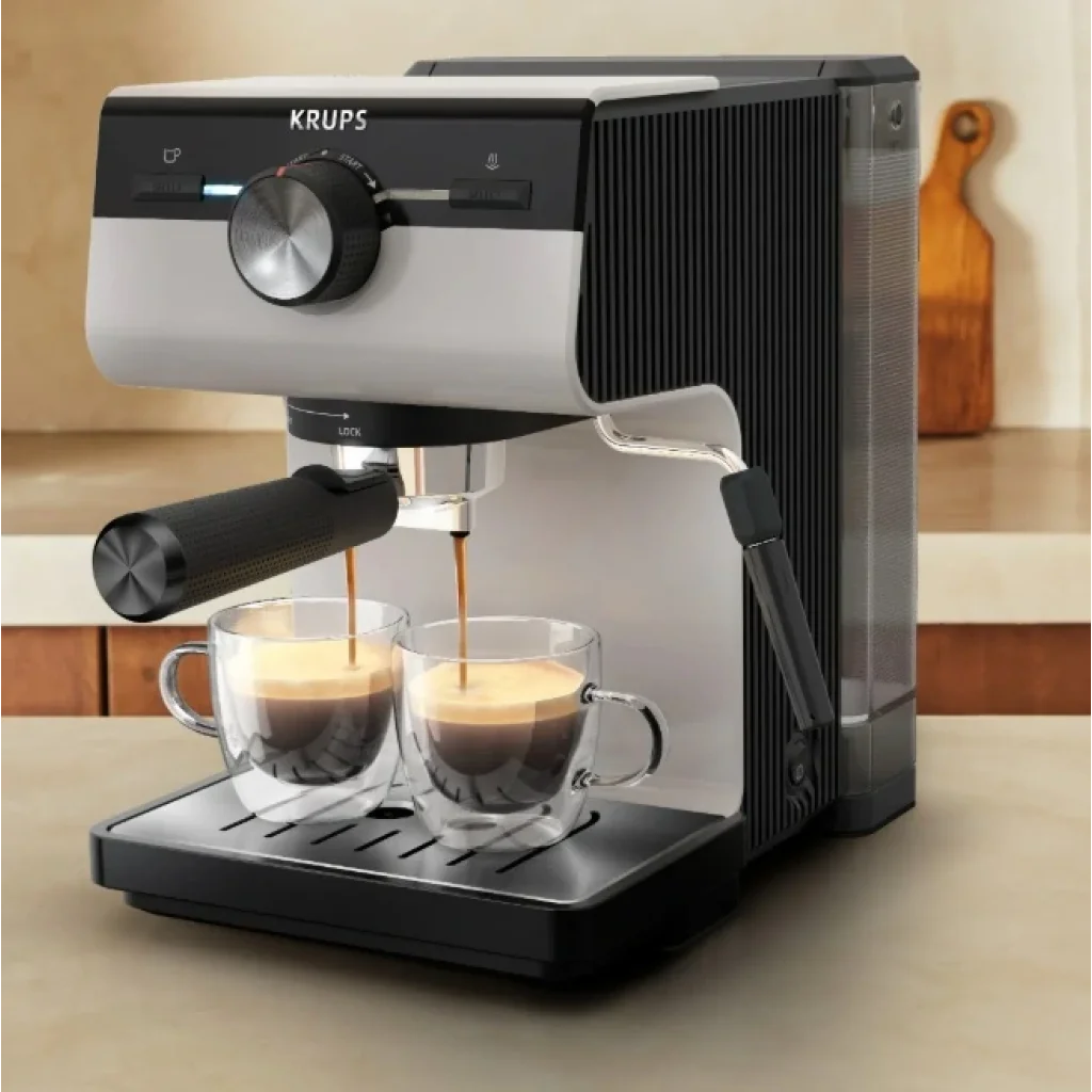 Кофеварка эспрессо Krups XP381810 OPIO GREY UA