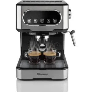 Ріжкова кавоварка еспресо Hisense HESCM15DBK UA