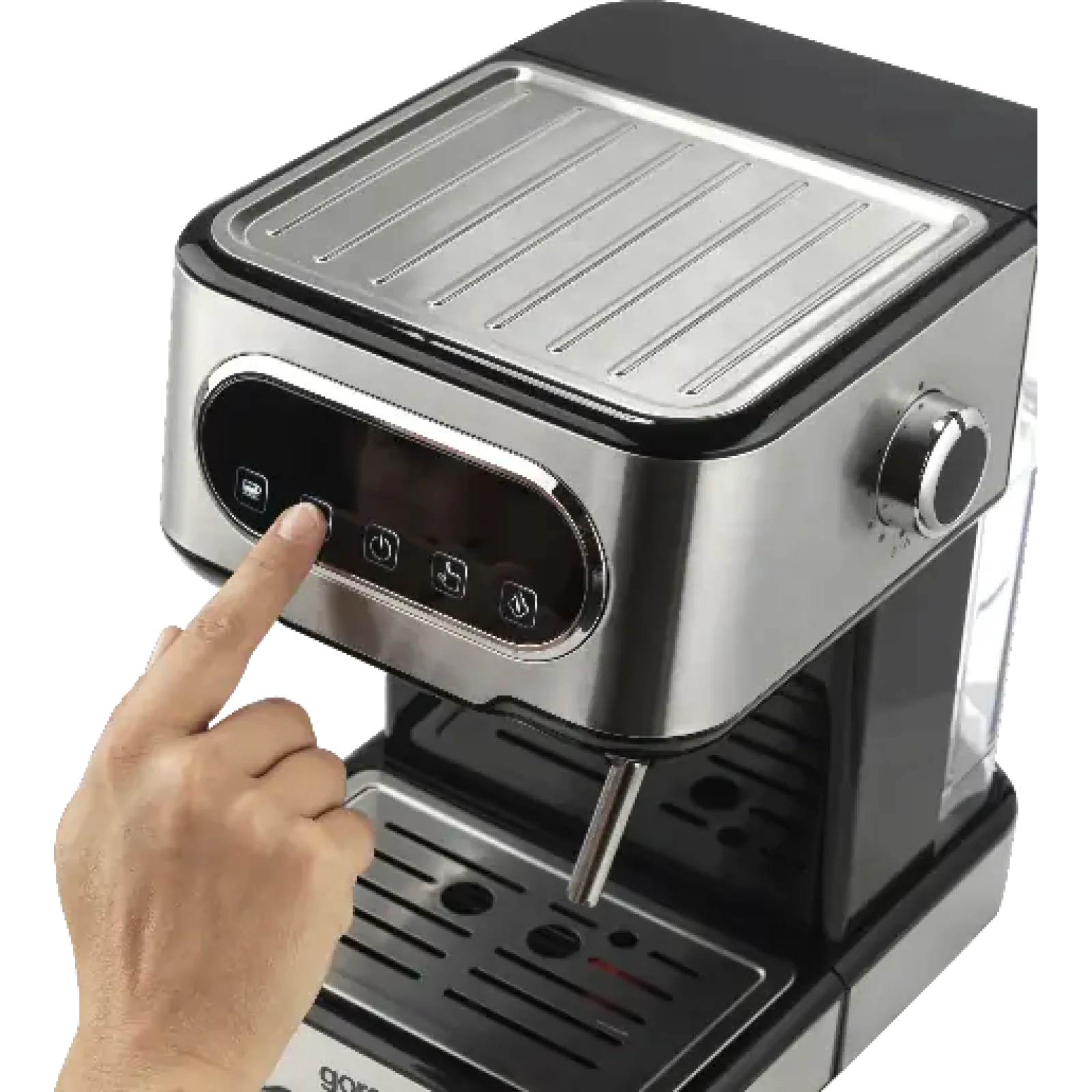 Ріжкова кавоварка еспресо Hisense HESCM15DBK UA