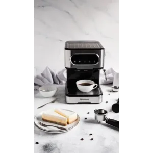 Ріжкова кавоварка еспресо Hisense HESCM15DBK UA