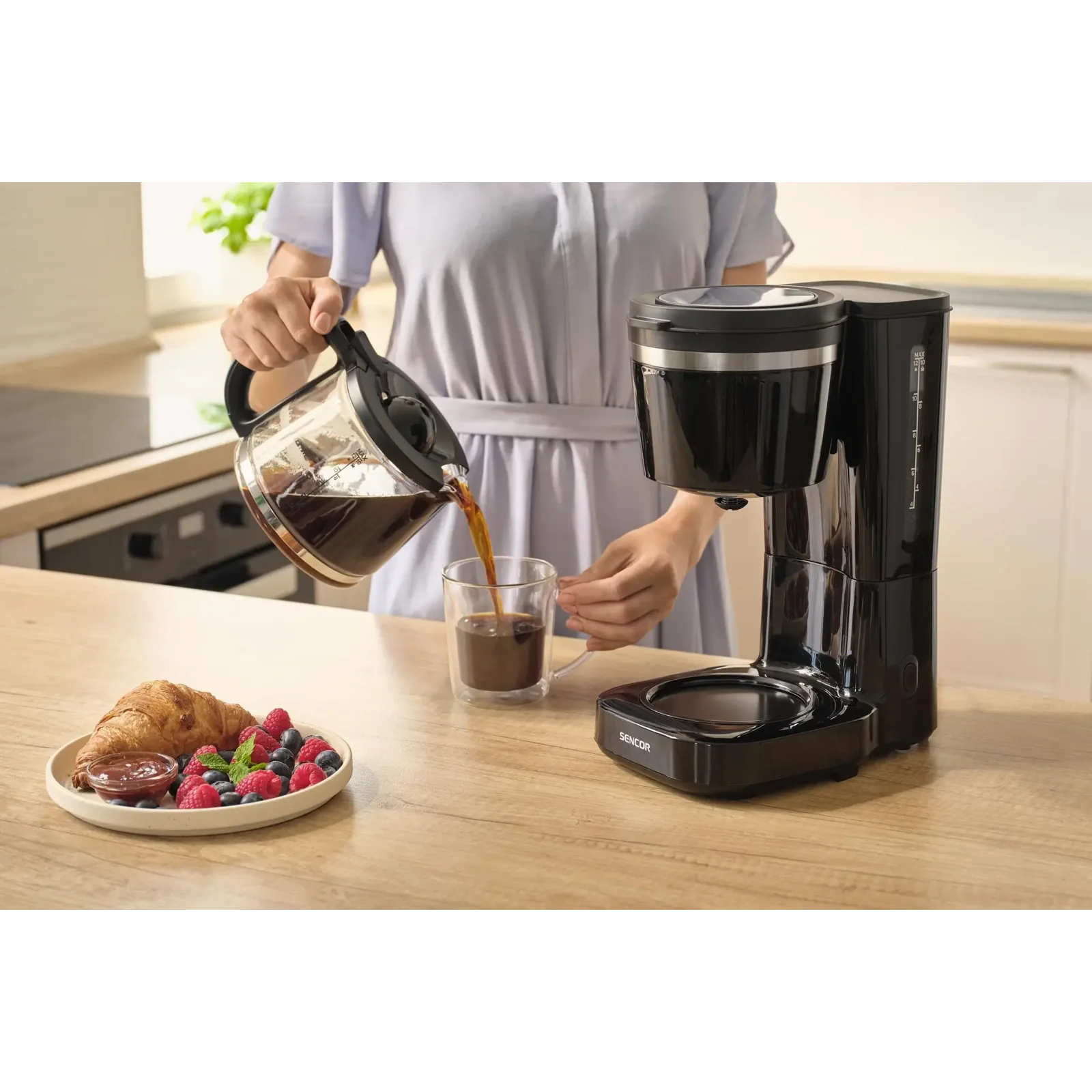 Кавоварка крапельна Sencor SCE 2710BK UA