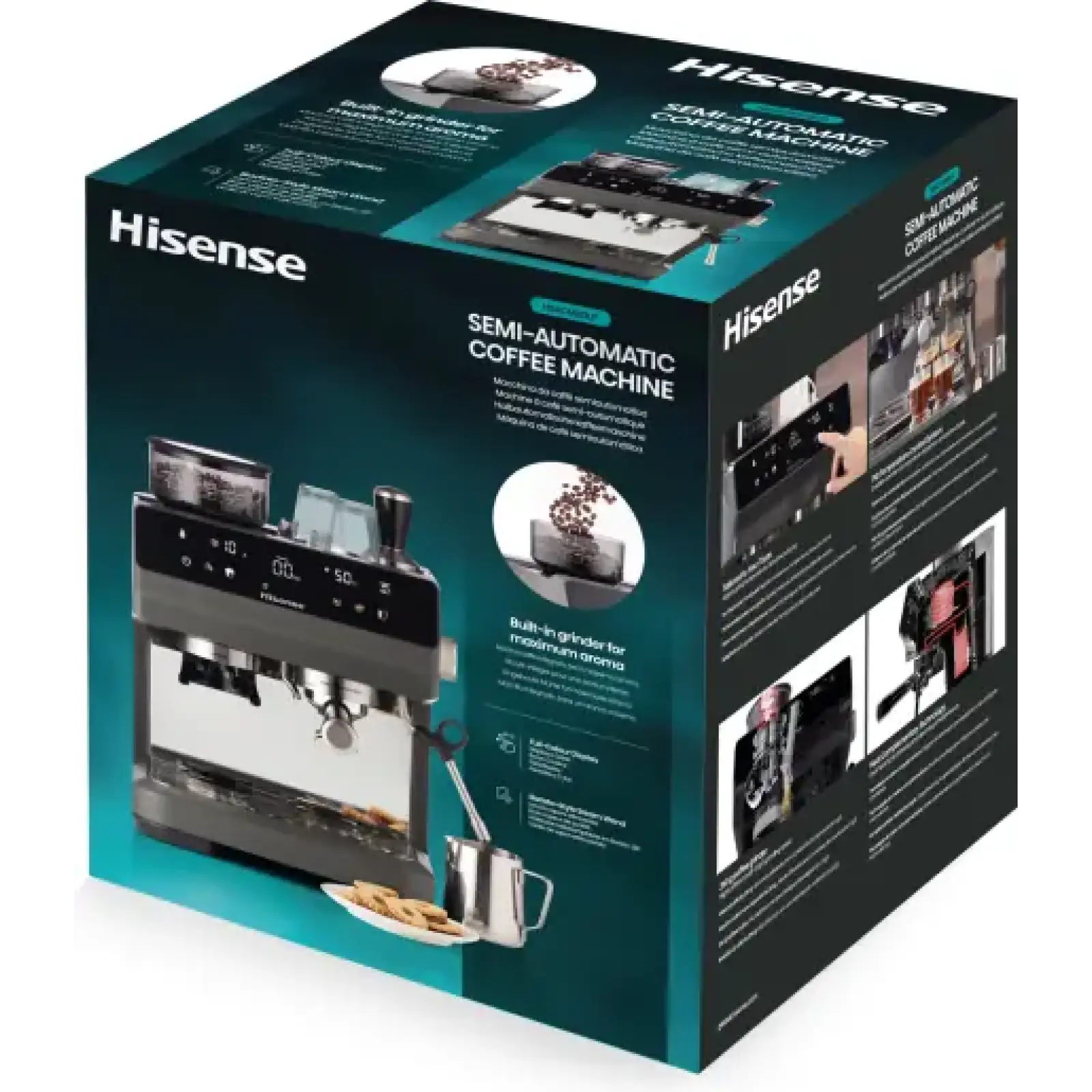 Кофеварка эспрессо Hisense HSACM20LP UA