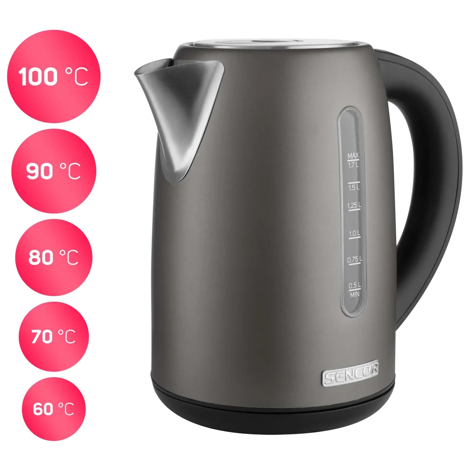 Електрочайник SENCOR SWK 7708BK UA