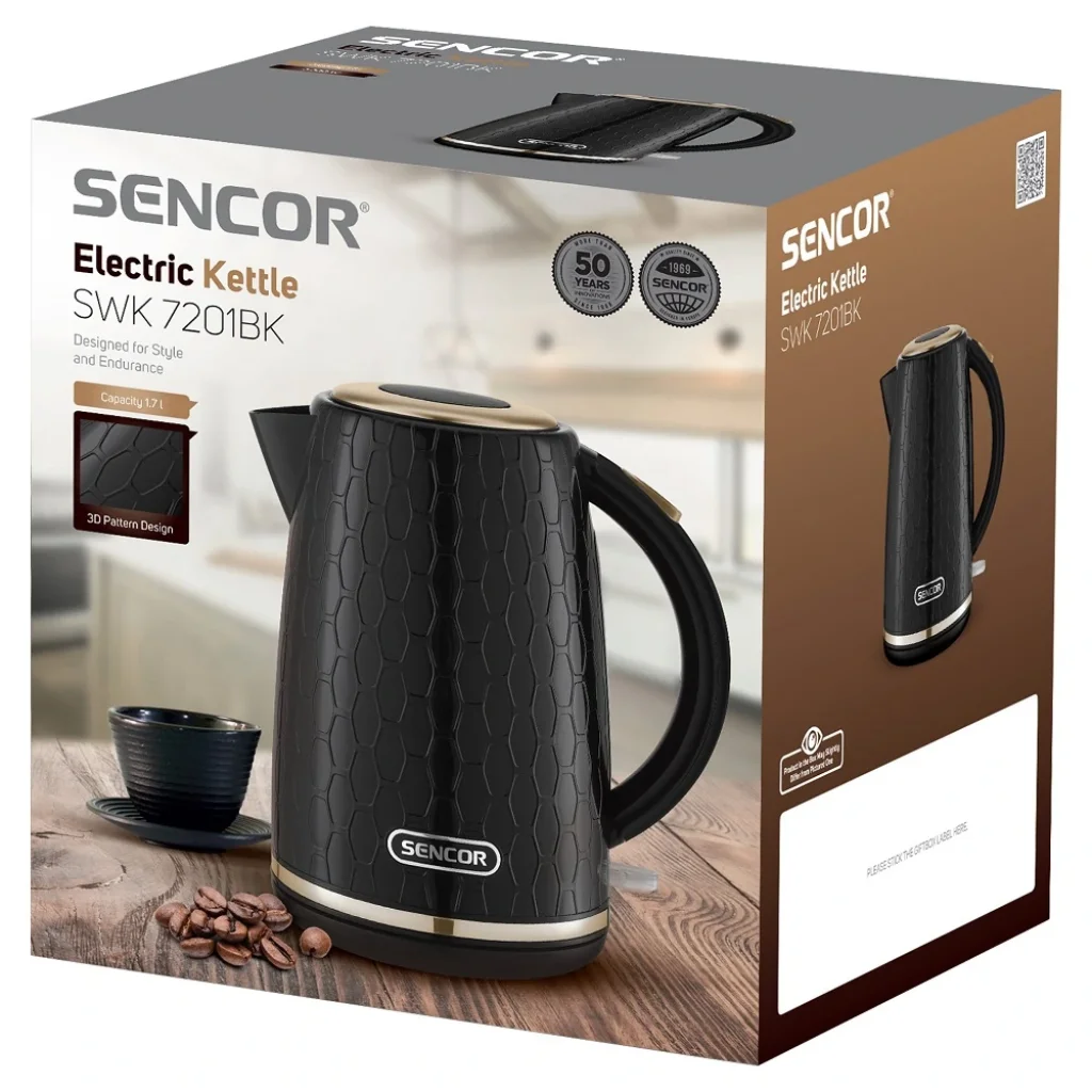 Электрочайник Sencor SWK 7201BK UA