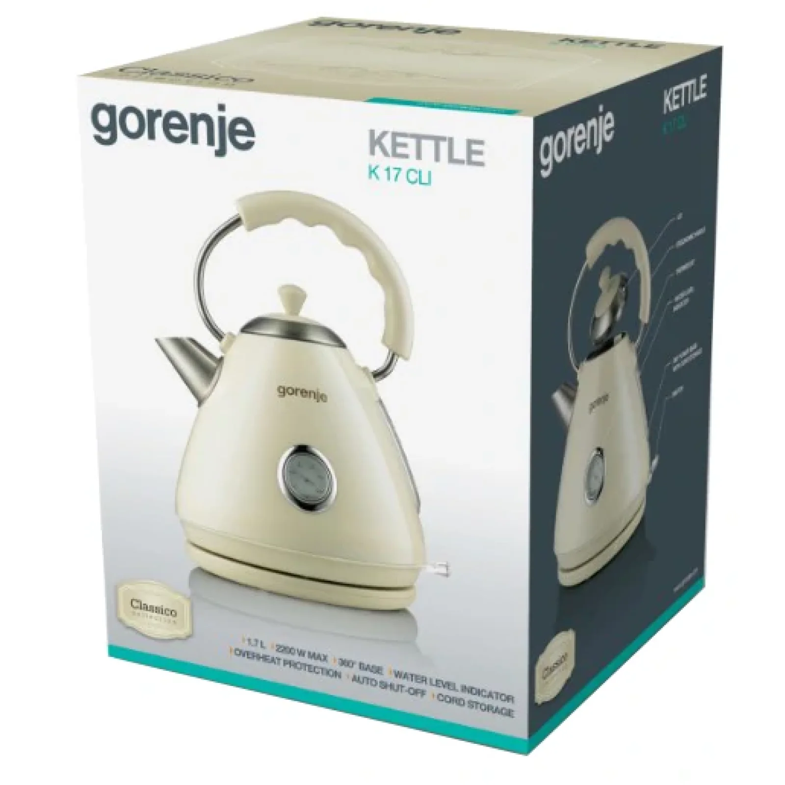 Электрочайник Gorenje K 17 CLI UA