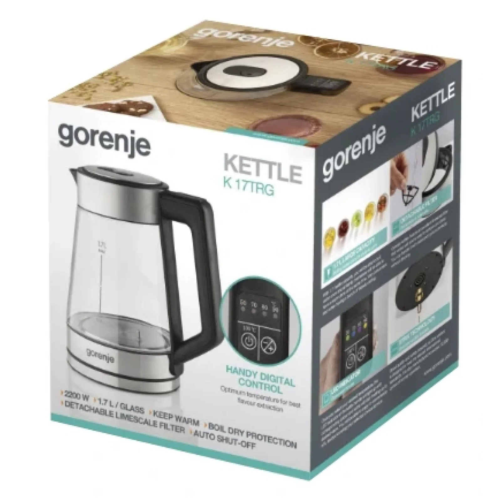 Електрочайник Gorenje K17TRG UA