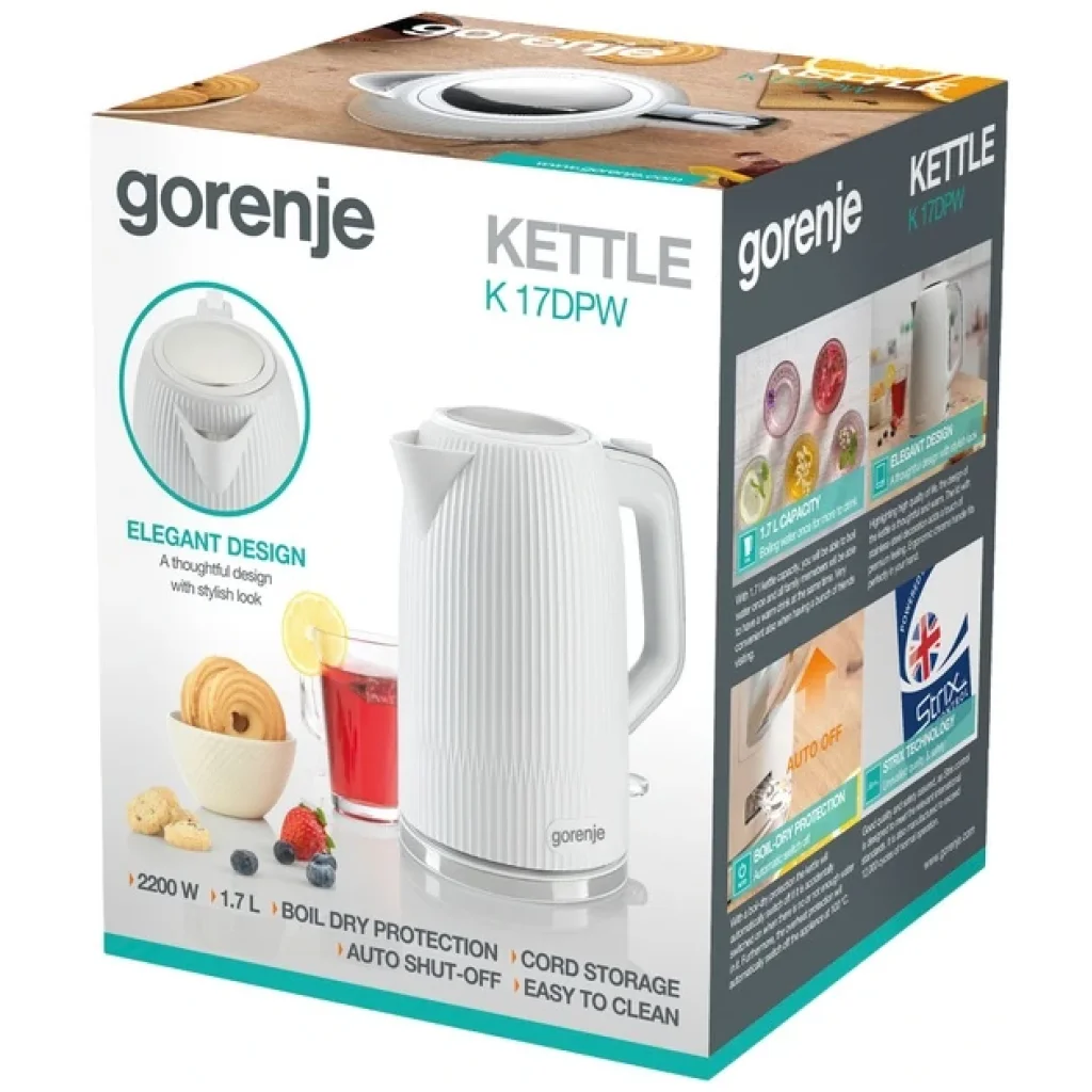Електрочайник Gorenje K17DPW UA