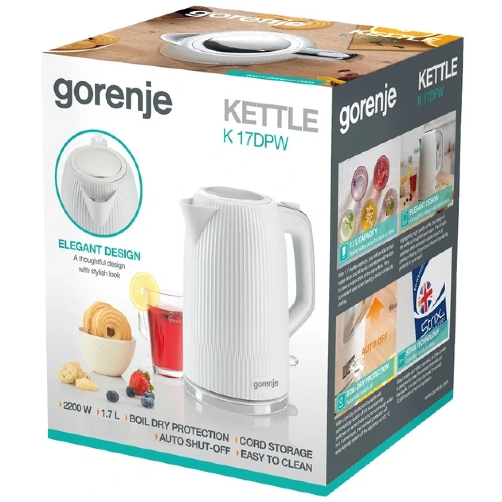 Электрочайник Gorenje K17DPW UA
