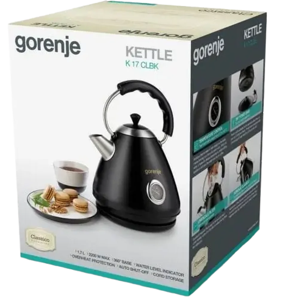 Электрочайник Gorenje K 17 CLBK UA