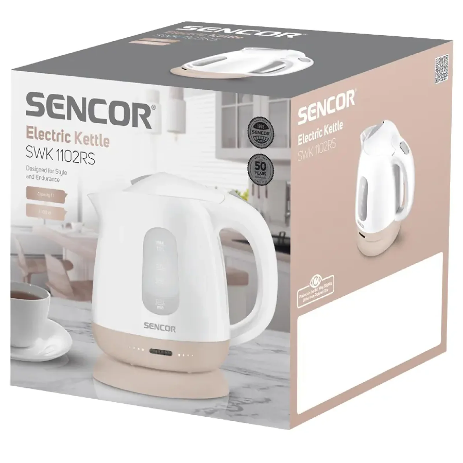 Електрочайник Sencor SWK 1102RS UA