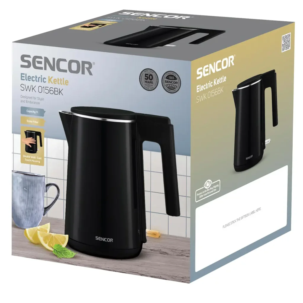 Электрочайник Sencor SWK 0156BK UA