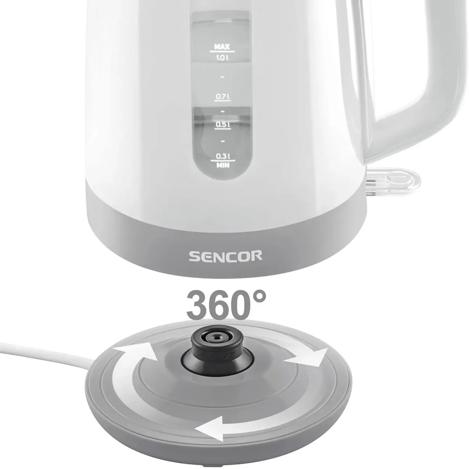 Електрочайник Sencor SWK 1020WH UA
