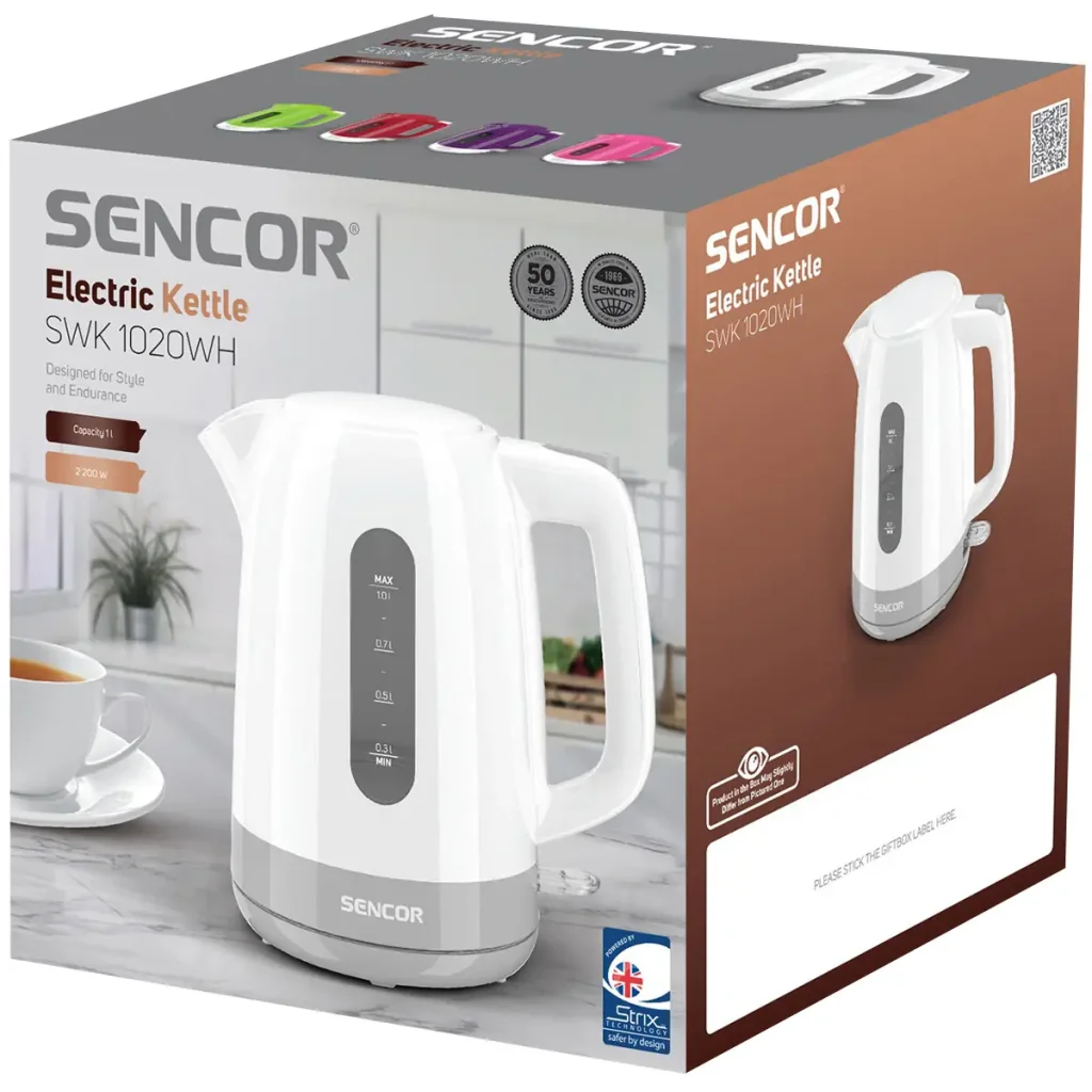 Электрочайник Sencor SWK 1020WH UA