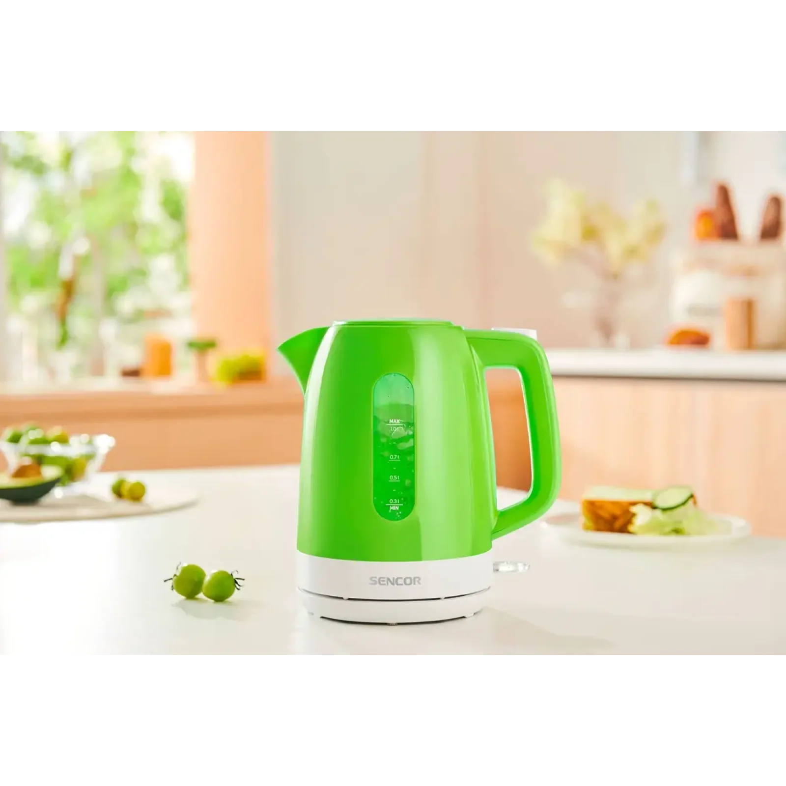 Електрочайник Sencor SWK 1021GR UA