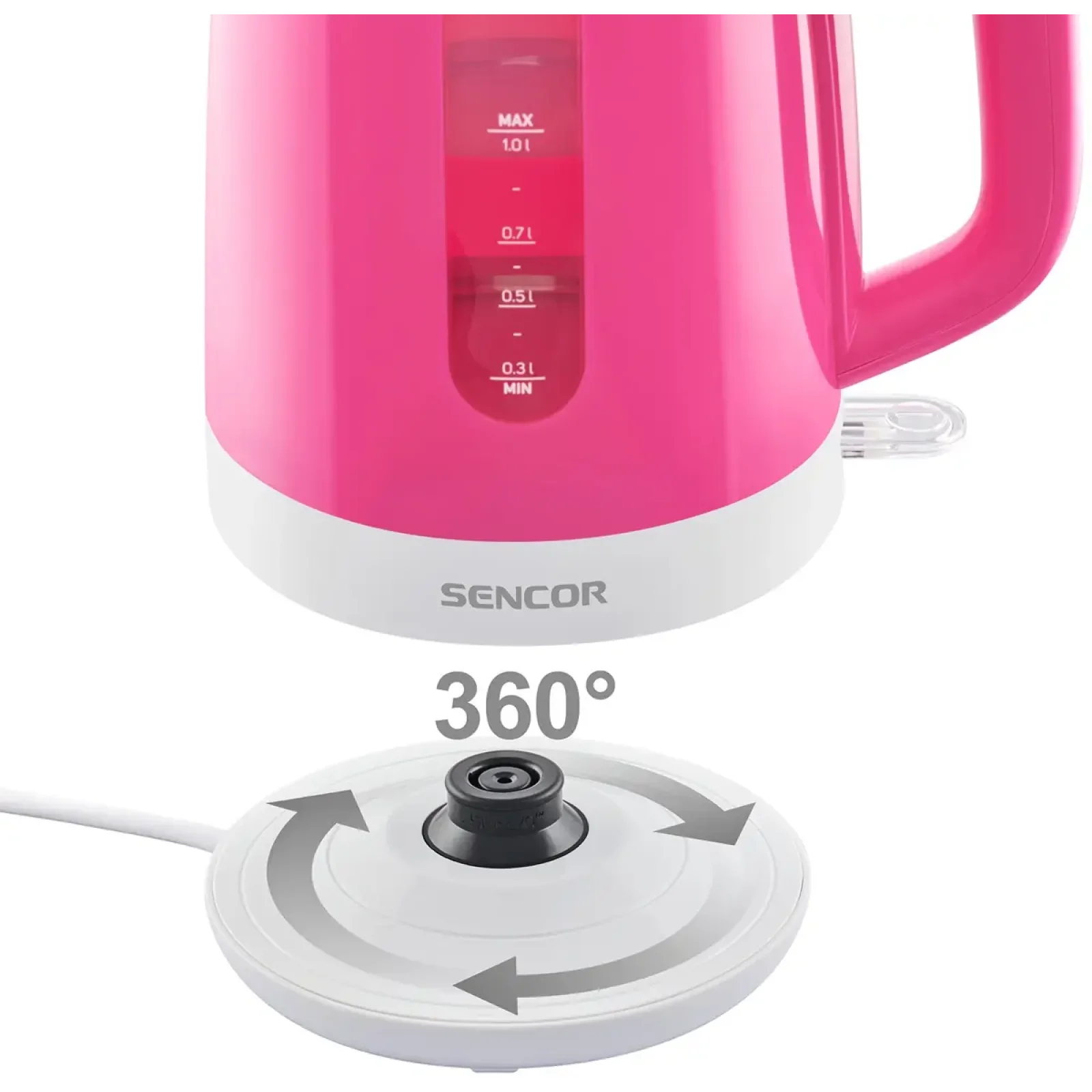 Електрочайник Sencor SWK 1028RS UA