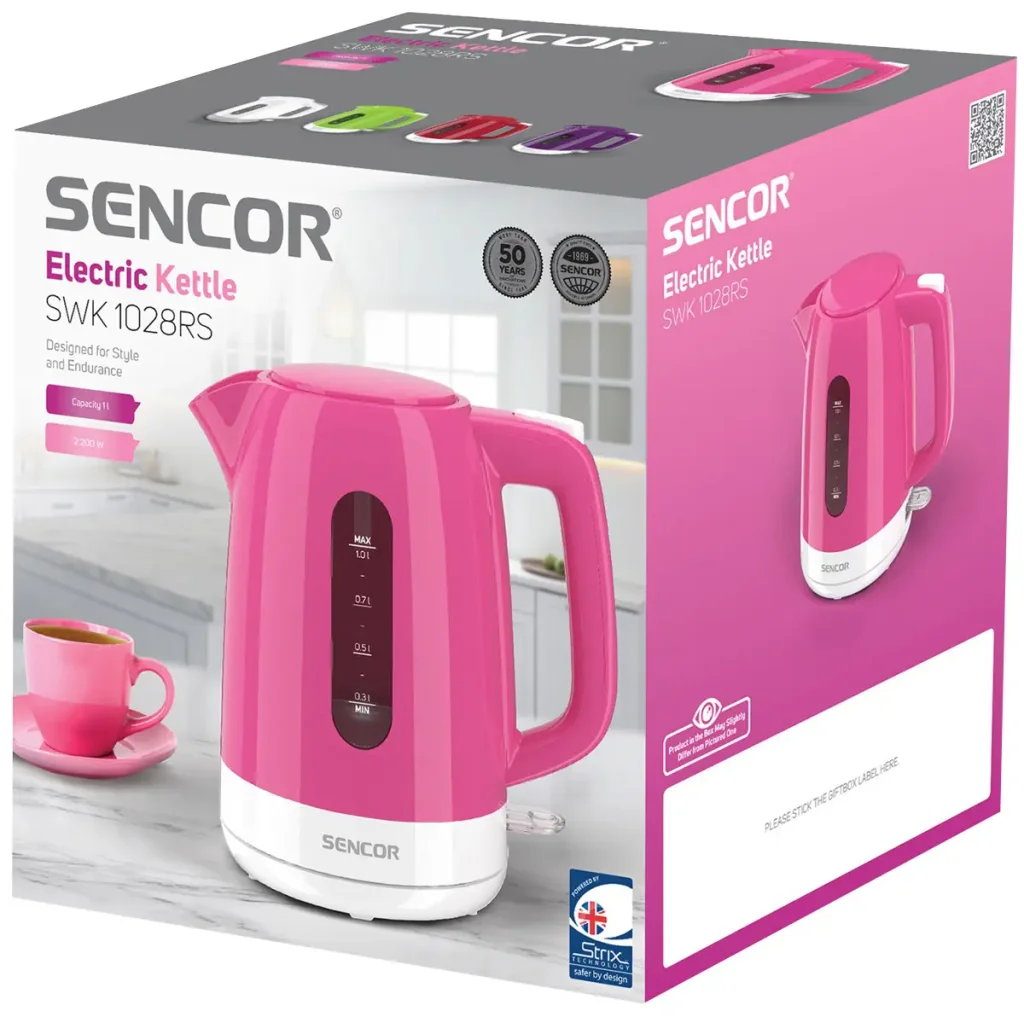 Електрочайник Sencor SWK 1028RS UA