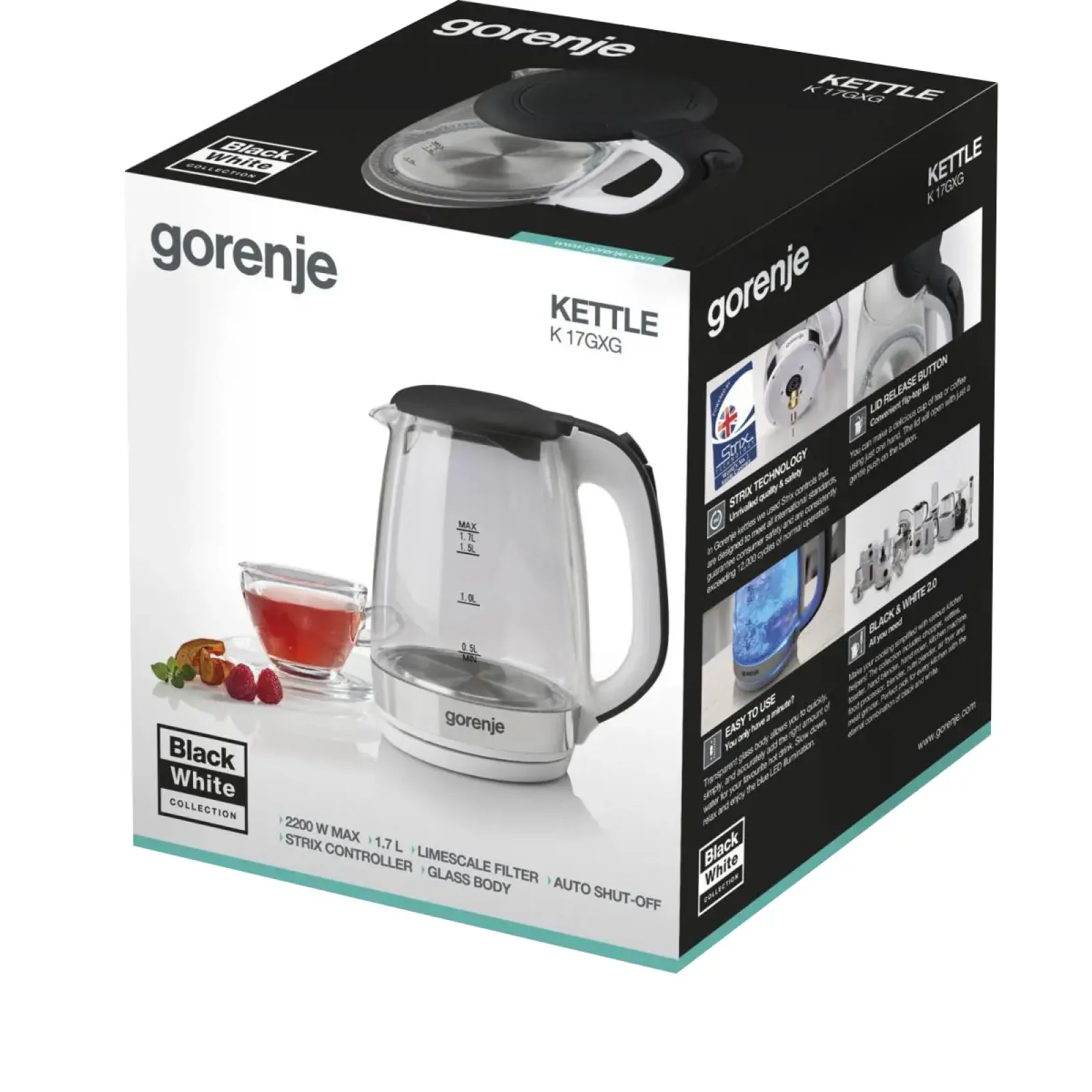 Чайник GORENJE K17GXG UA