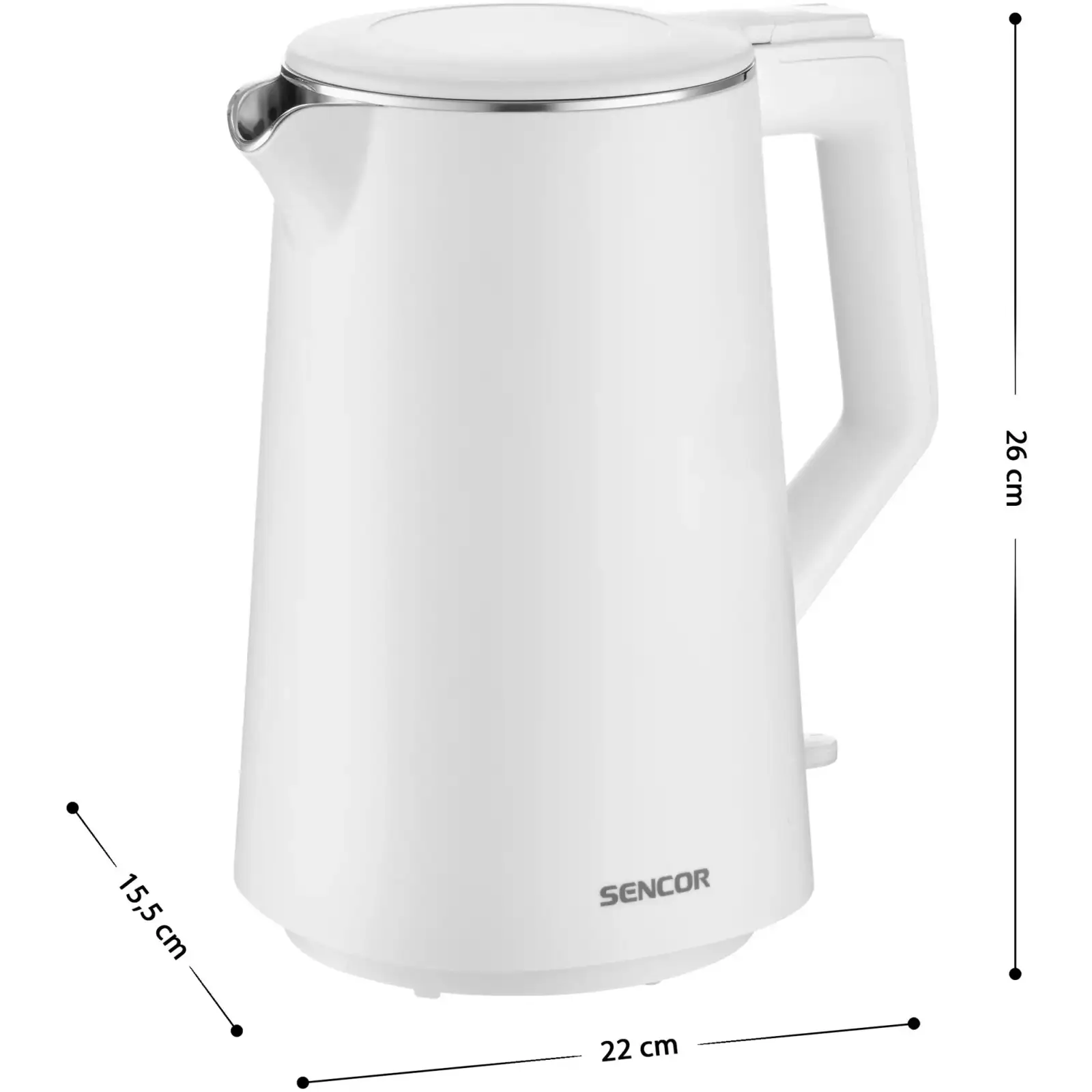 Електрочайник Sencor SWK 0550WH UA