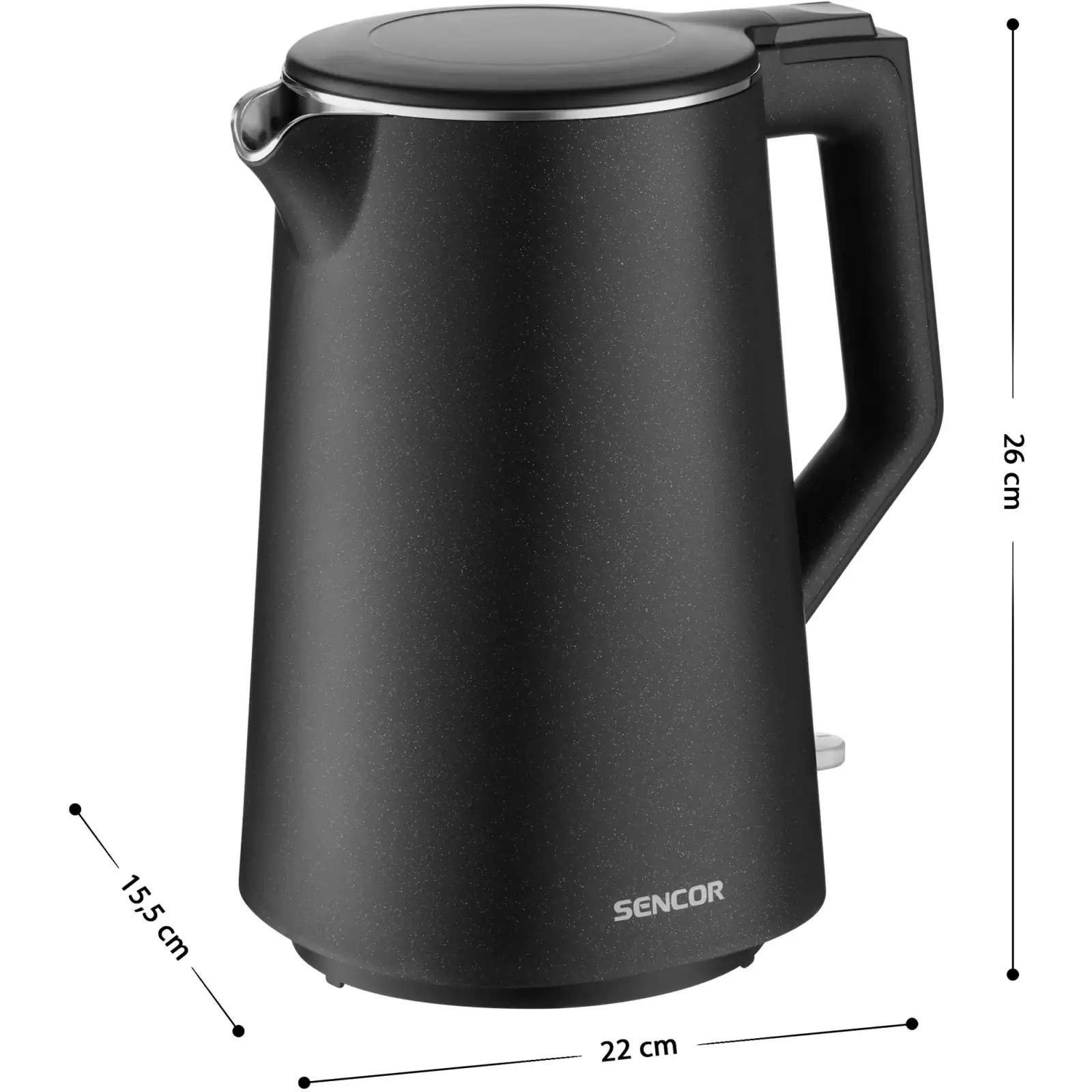 Електрочайник Sencor SWK 0551BK UA