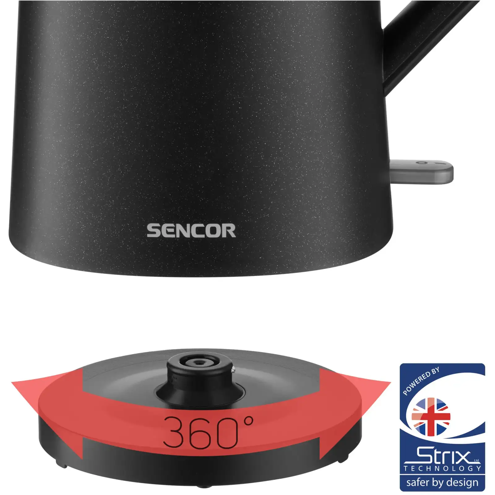 Електрочайник Sencor SWK 0551BK UA