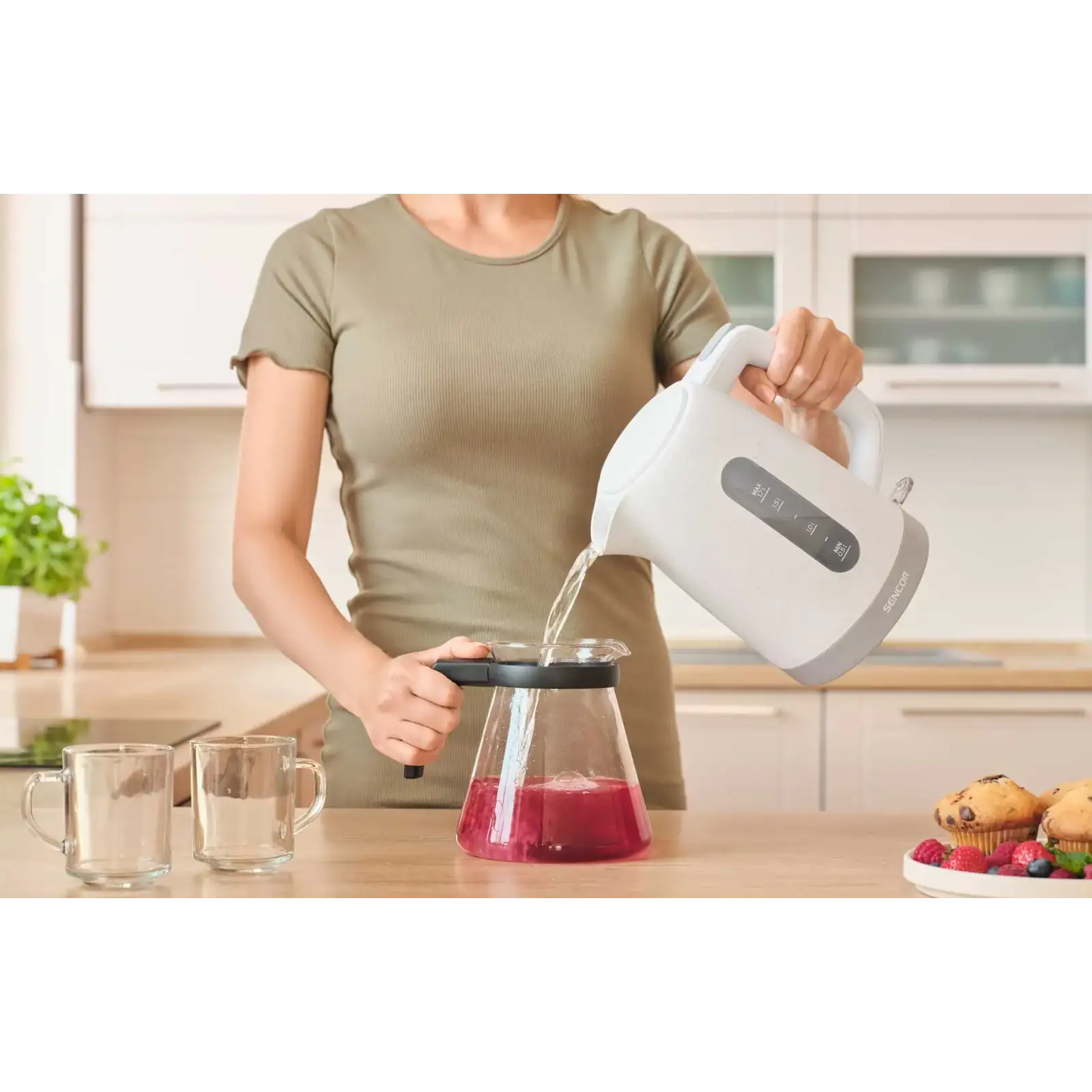 Електрочайник Sencor SWK 1738WH UA