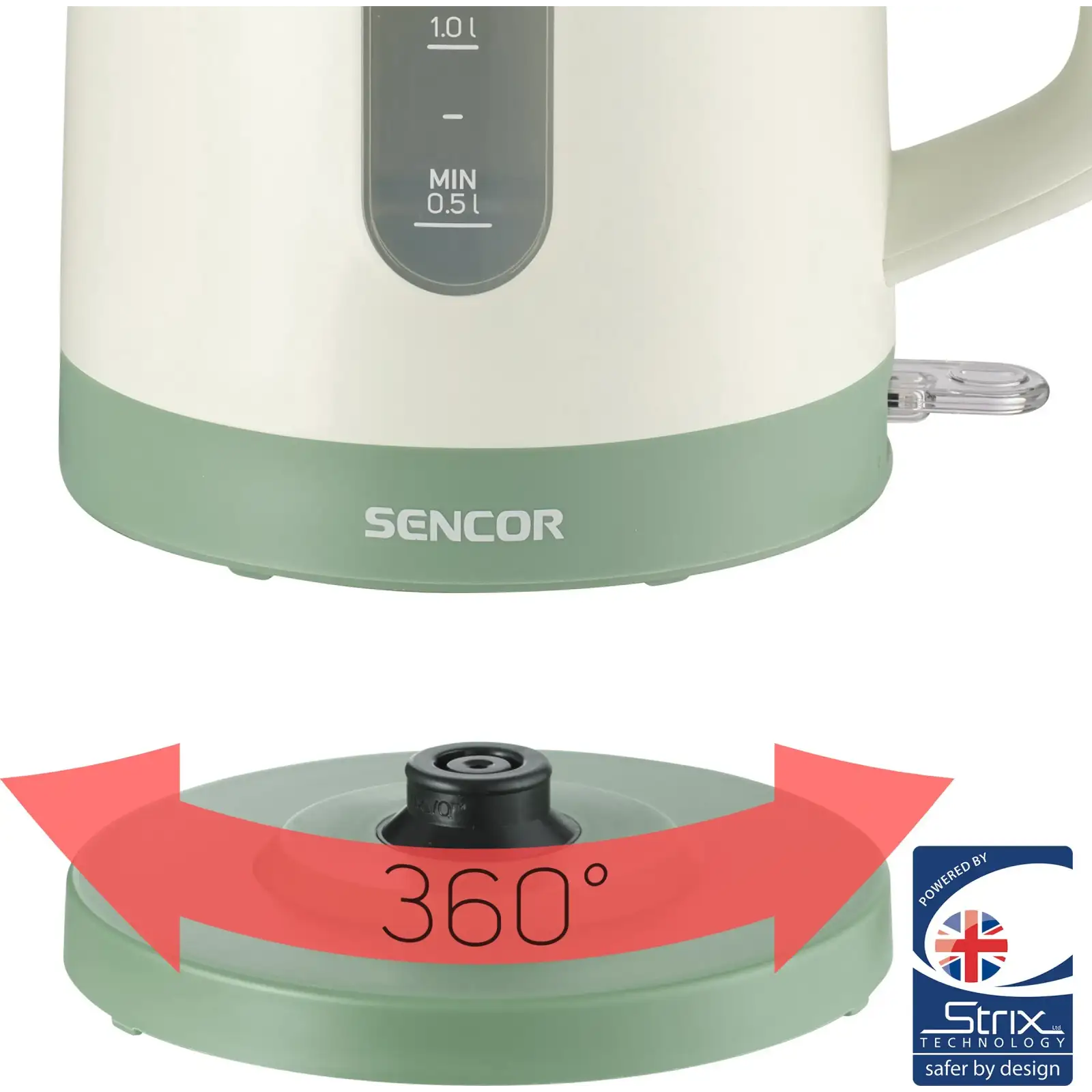 Електрочайник Sencor SWK 1732GR UA