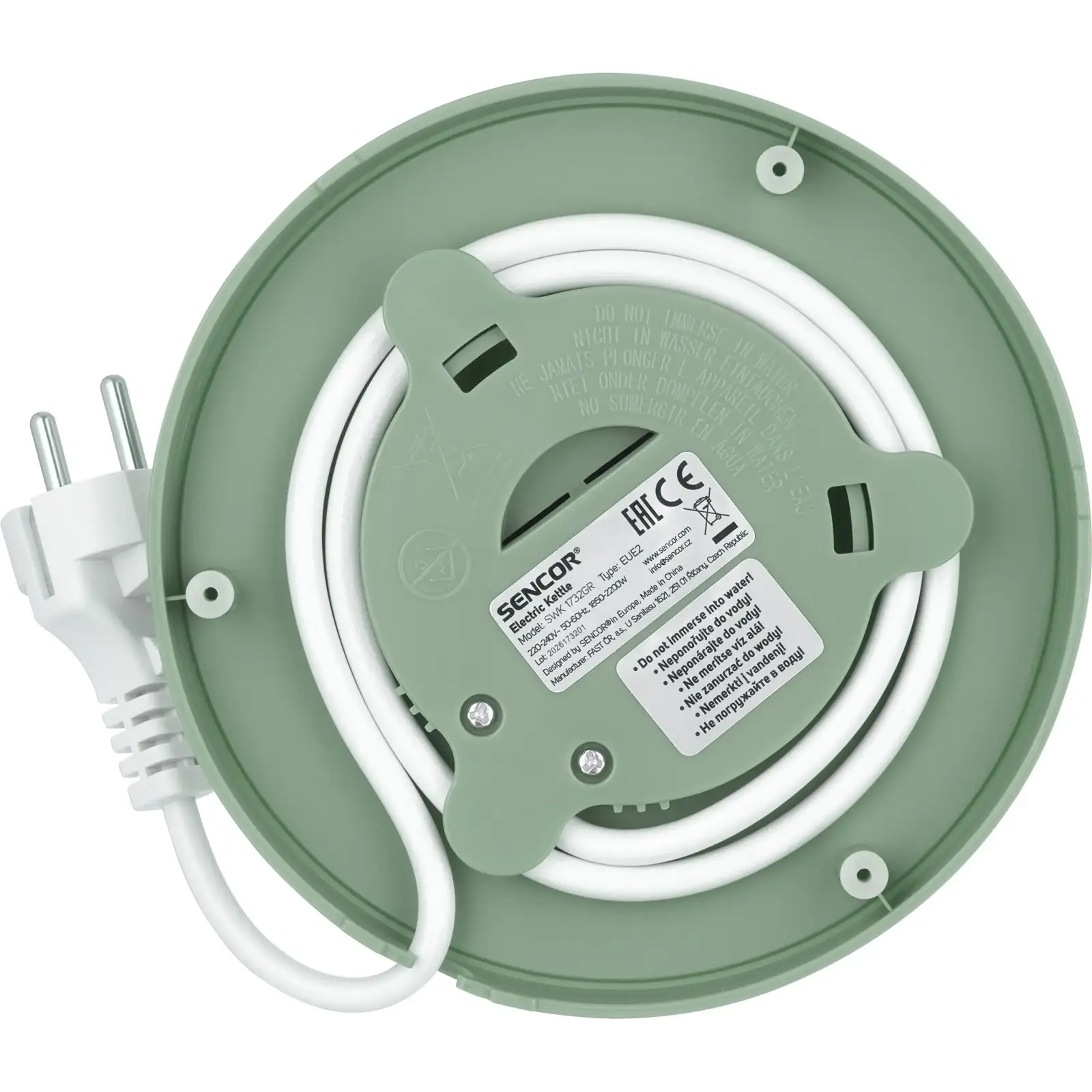 Електрочайник Sencor SWK 1732GR UA