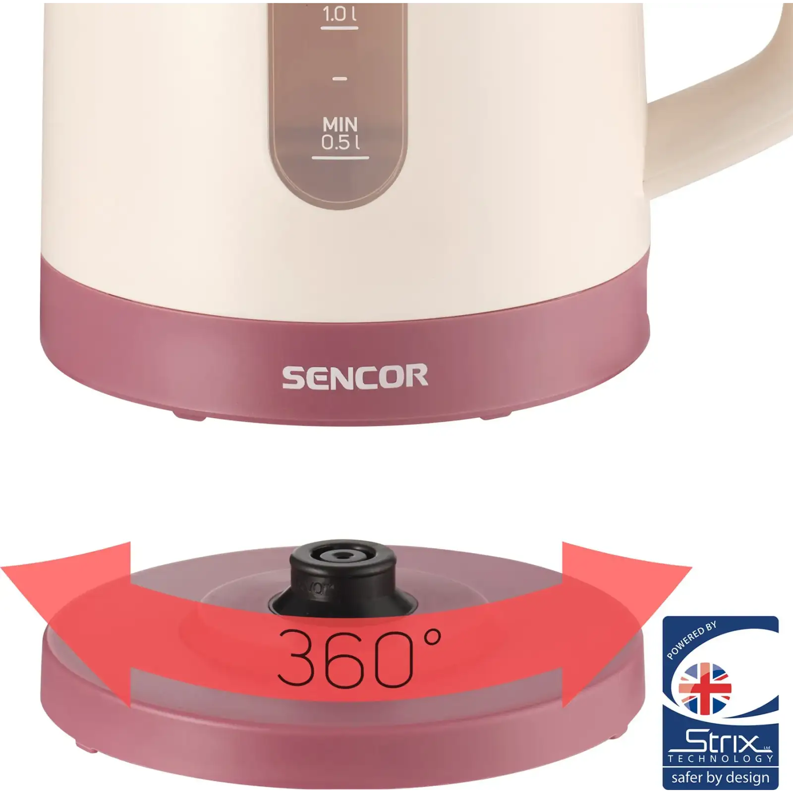 Електрочайник Sencor SWK 1733RS UA