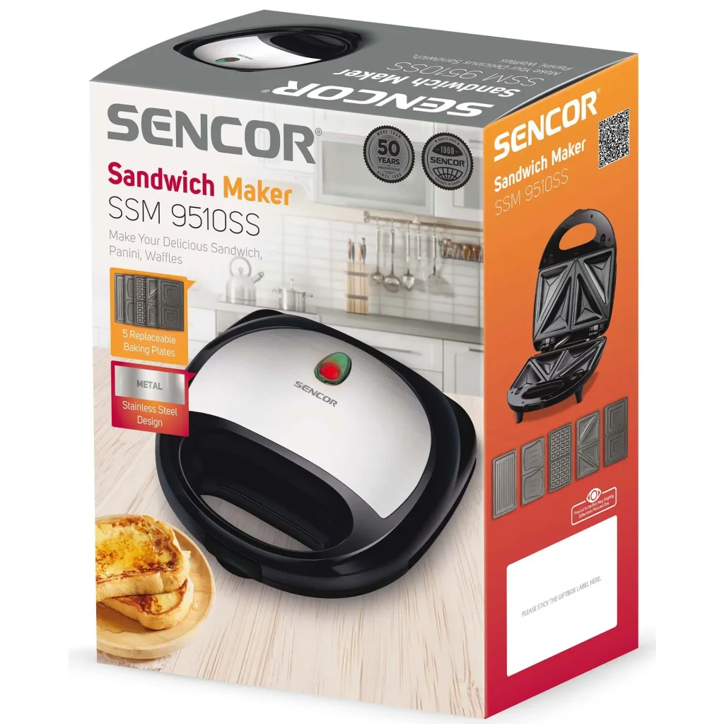 Бутербродниця SENCOR SSM 9510SS UA