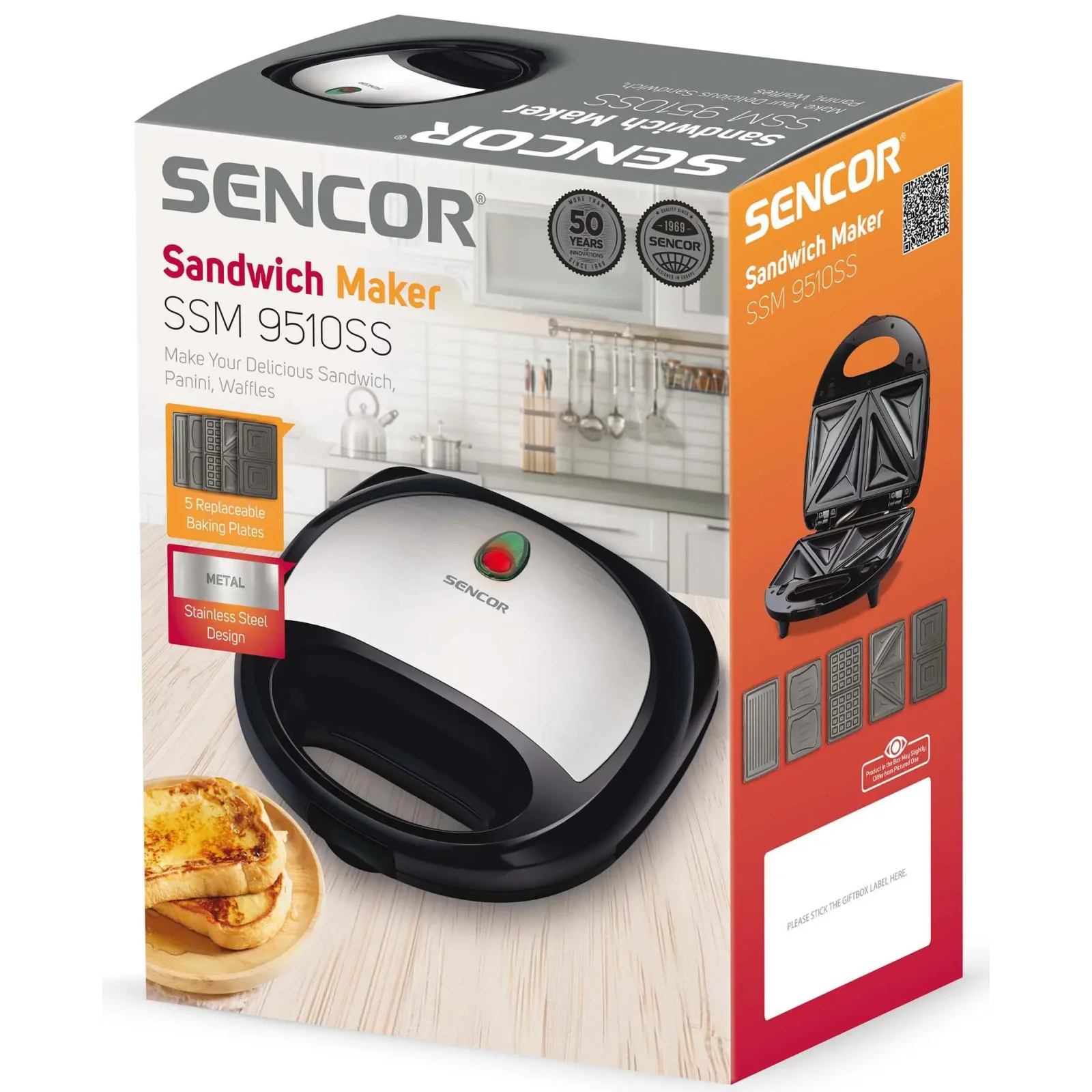 Бутербродниця SENCOR SSM 9510SS UA