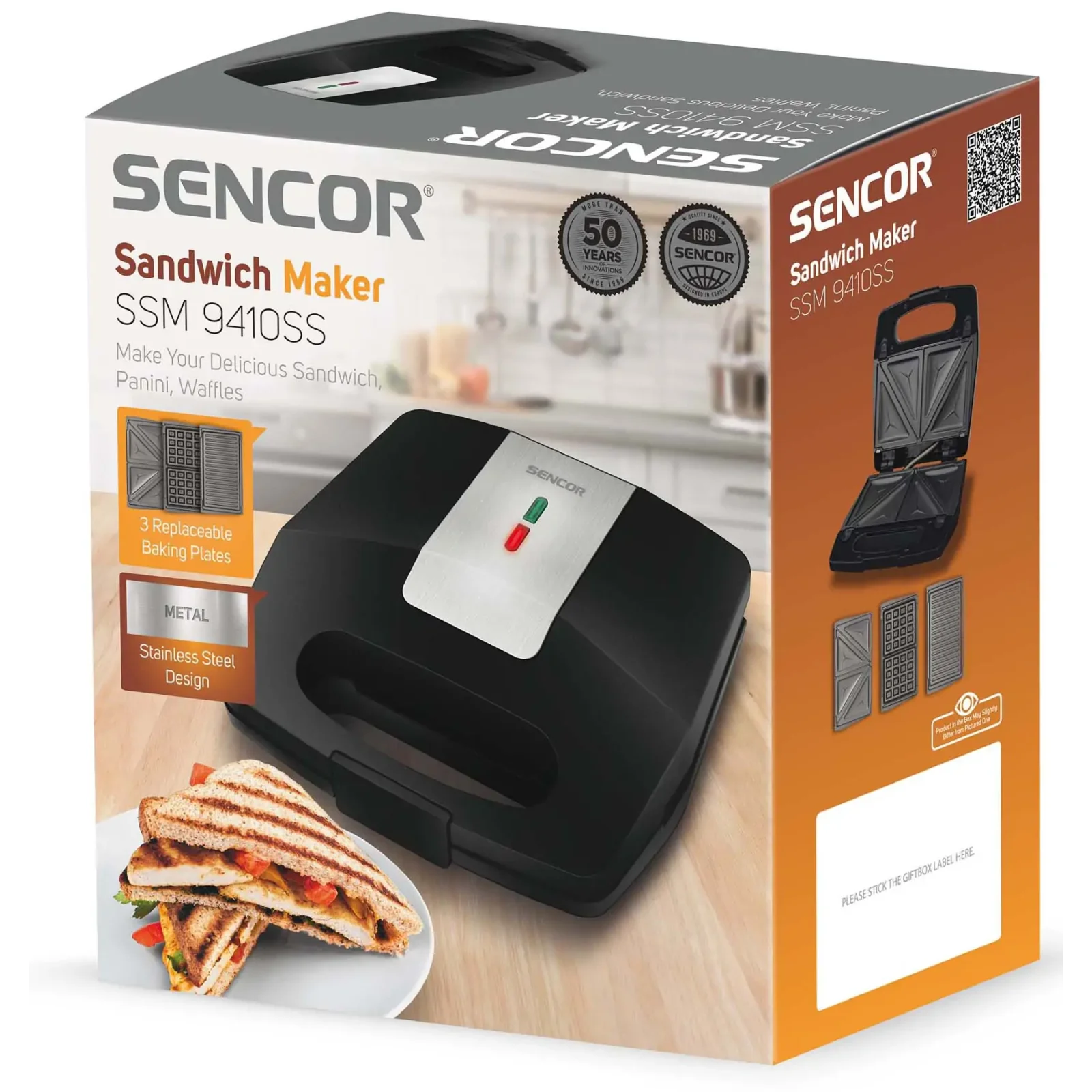 Бутербродниця SENCOR SSM 9410SS UA